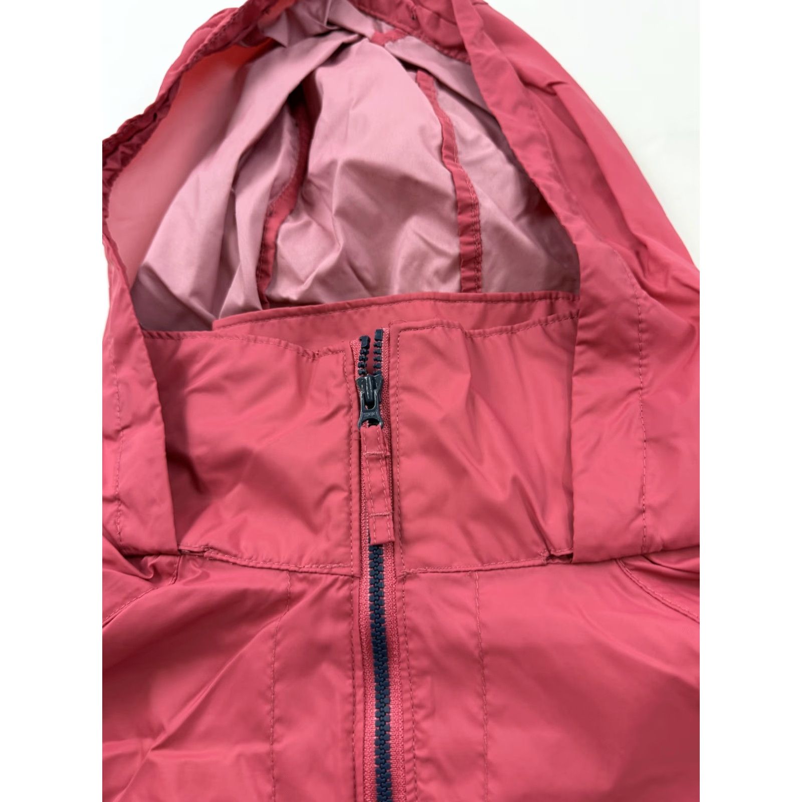 Pinko Columbia Jacket Womens Medium Pink Hooded Windbreaker Full Zip Pockets Outdoor Size M / US 6-8 / IT 42-44 - 3 Thumbnail
