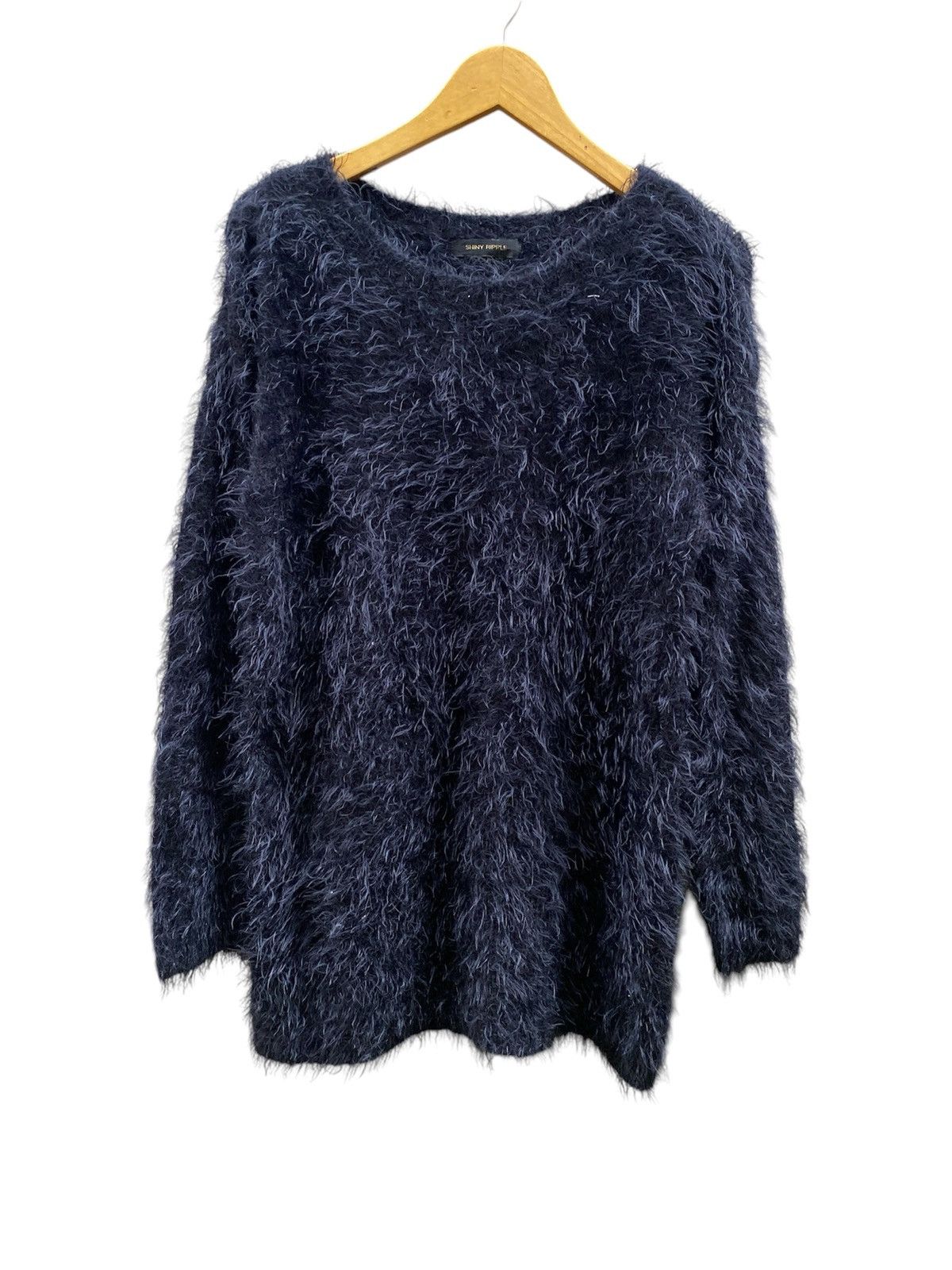 14th Addiction × KMRii × Nicole Club 2000s Shiny Ripple Fuzzy Fur Swater Size US M / EU 48-50 / 2 - 2 Thumbnail