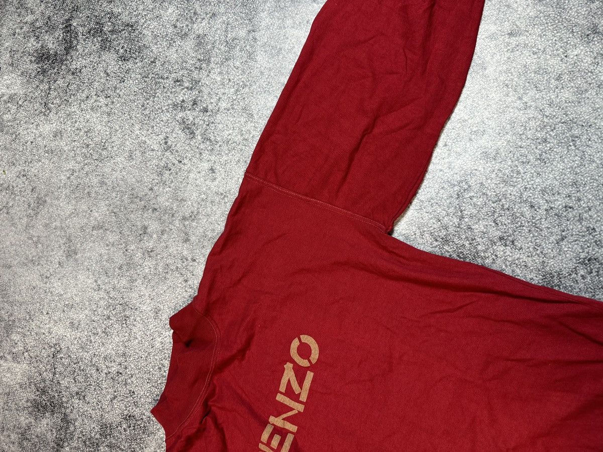 Japanese Brand × Kenzo × Vintage Vintage Kenzo Logo Sweatshirt Streetwear Rare Casual Style L Size US L / EU 52-54 / 3 - 3 Thumbnail