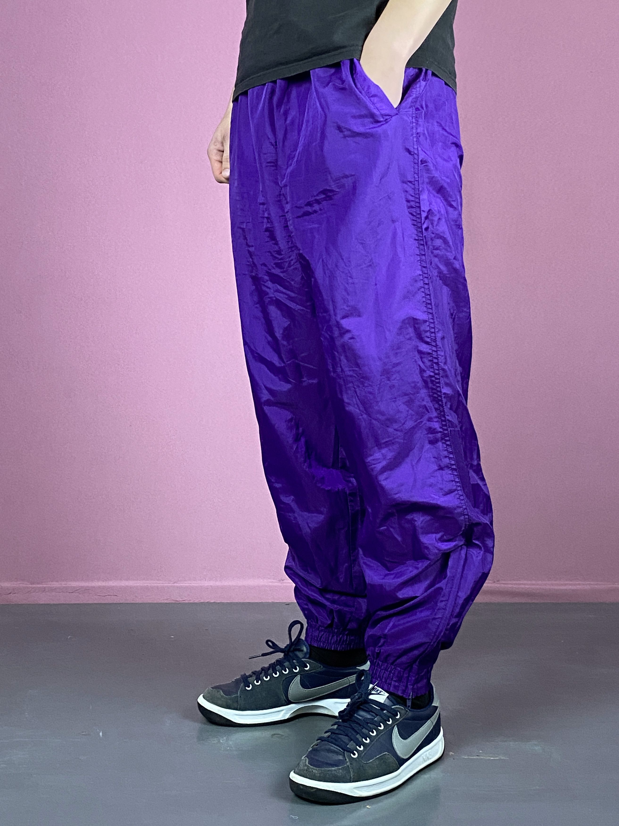 Designer × Vintage 90s Vintage Men's Track Pants - XL Size US 38 / EU 54 - 1 Thumbnail