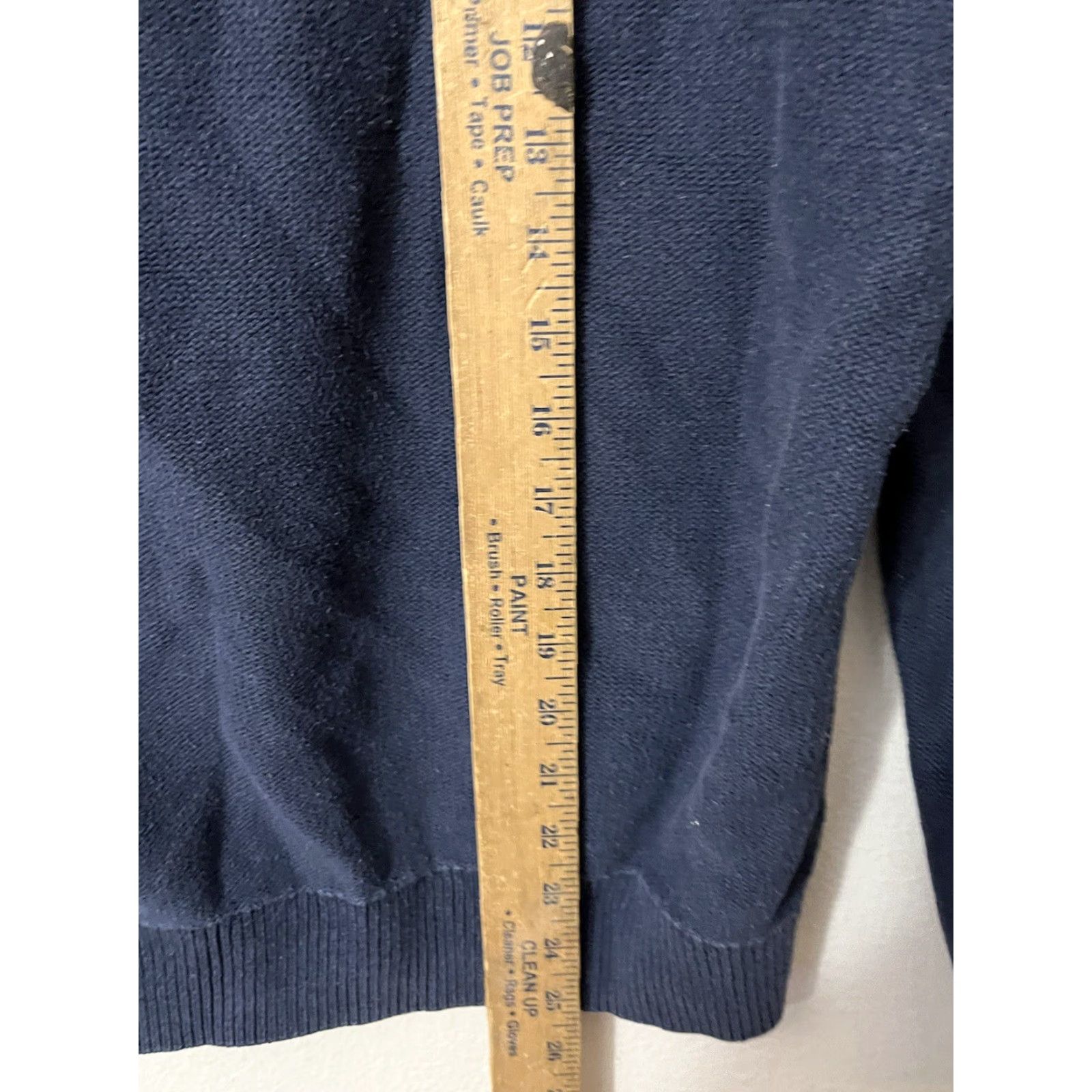 Gap Gap Cable Knit Sweater Womens S Navy Blue Cotton Blend Crew Neck Long Sleeve Pullover Knit All Seasons Warm & Cozy Womens Size S / US 4 / IT 40 - 4 Thumbnail