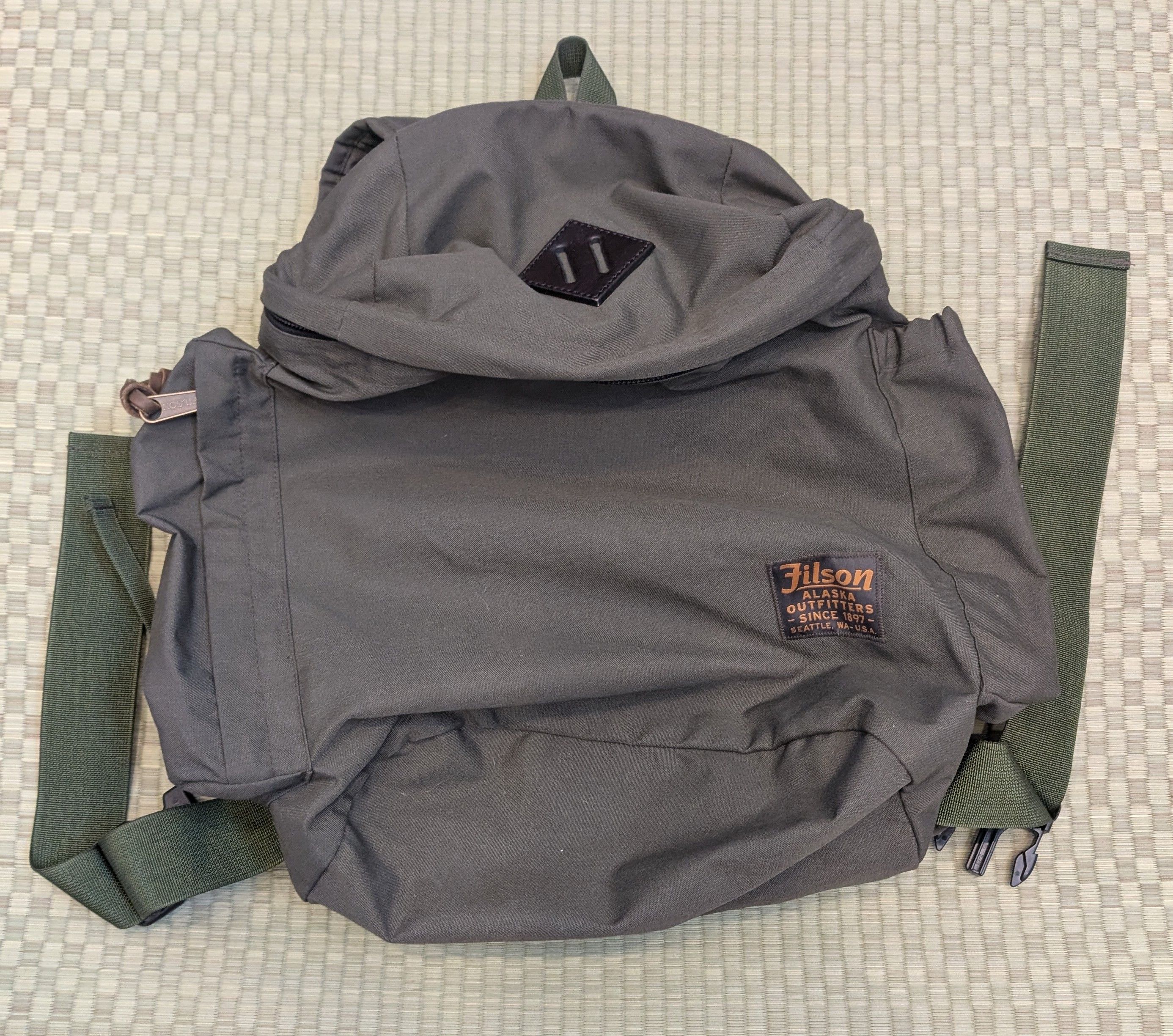 Filson Filson Field Pack Rucksack Backpack Nylon Otter Green Size ONE SIZE - 1 Thumbnail