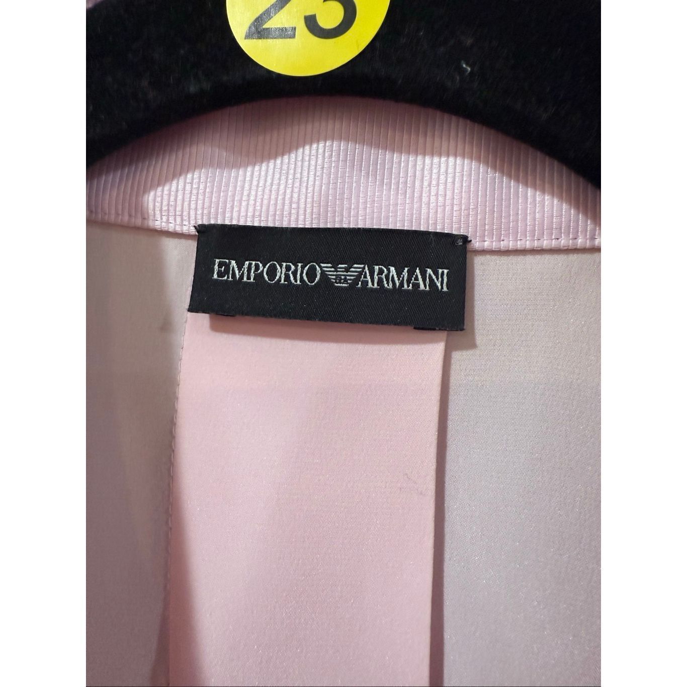 Emporio Armani EMPORIO ARMANI DRAWSTRING SILK SHIRT blouse size tag missing fit Medium Large Size M / US 6-8 / IT 42-44 - 4 Thumbnail