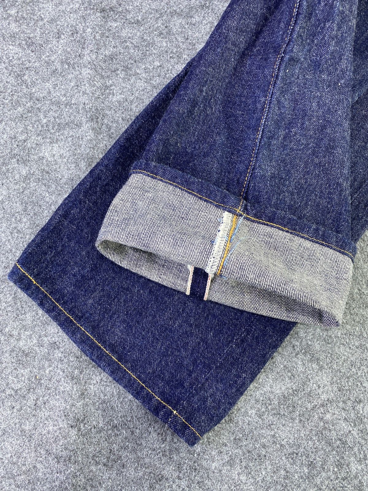 Jean × Levi's × Vintage VINTAGE LEVIS s501xx Big ‘E’ REDLINE BLUE JEANS-J889 Size US 29 - 9 Thumbnail