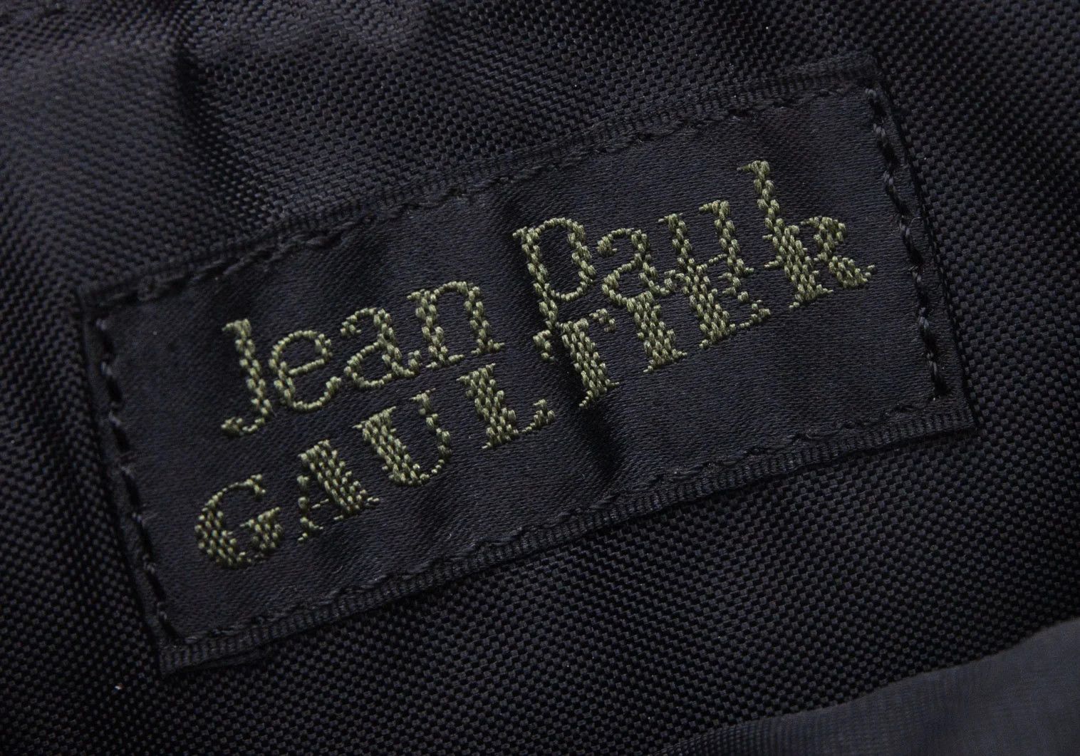 Jean Paul Gaultier Faux Leather Metal Plate Shoulder Bag in Black Size ONE SIZE - 12 Thumbnail