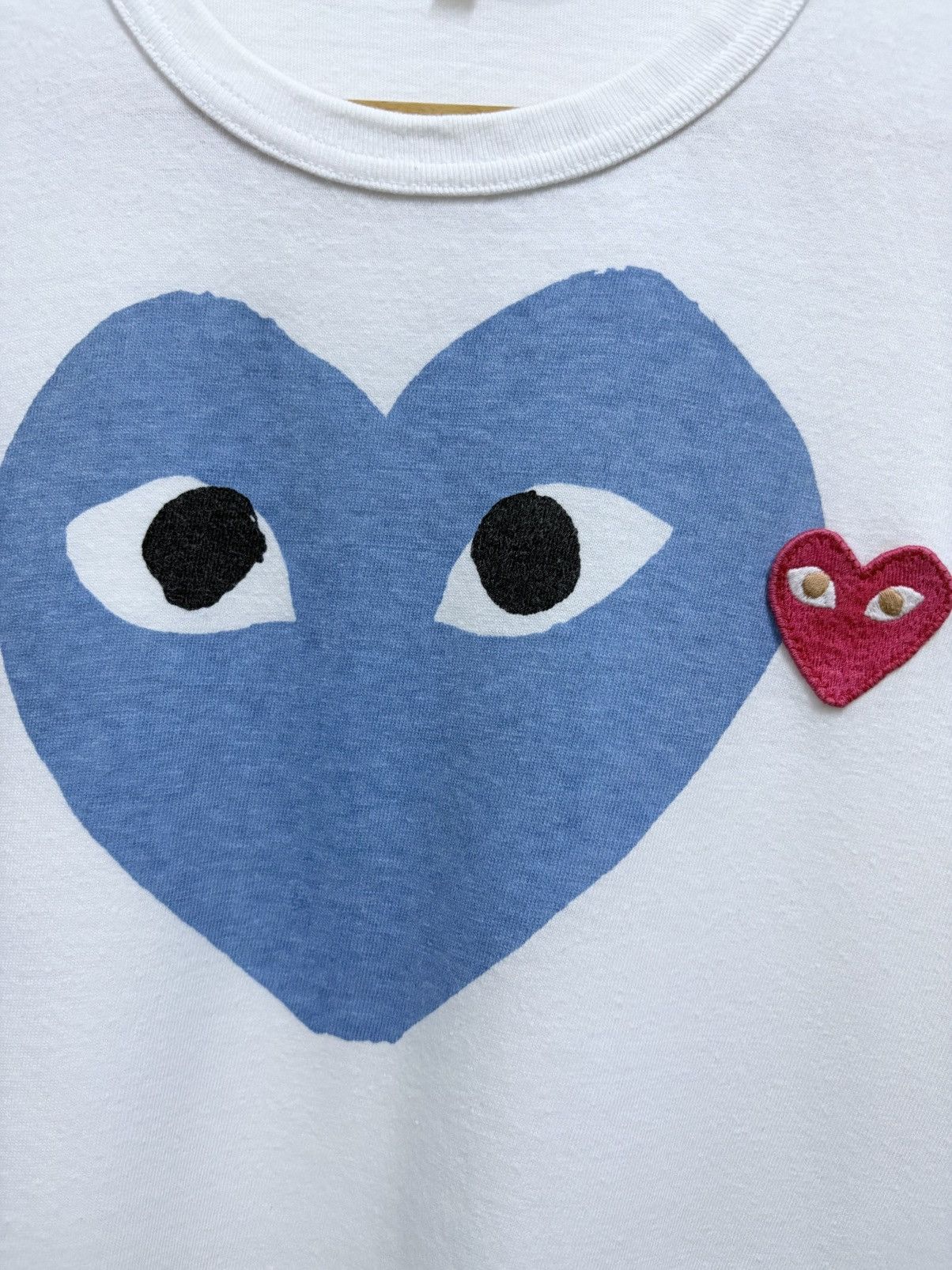 Comme des Garcons PLAY AD2017 Comme des Garcons PLAY Soft Blue Heart Logo T-Shirt Size US M / EU 48-50 / 2 - 4 Thumbnail