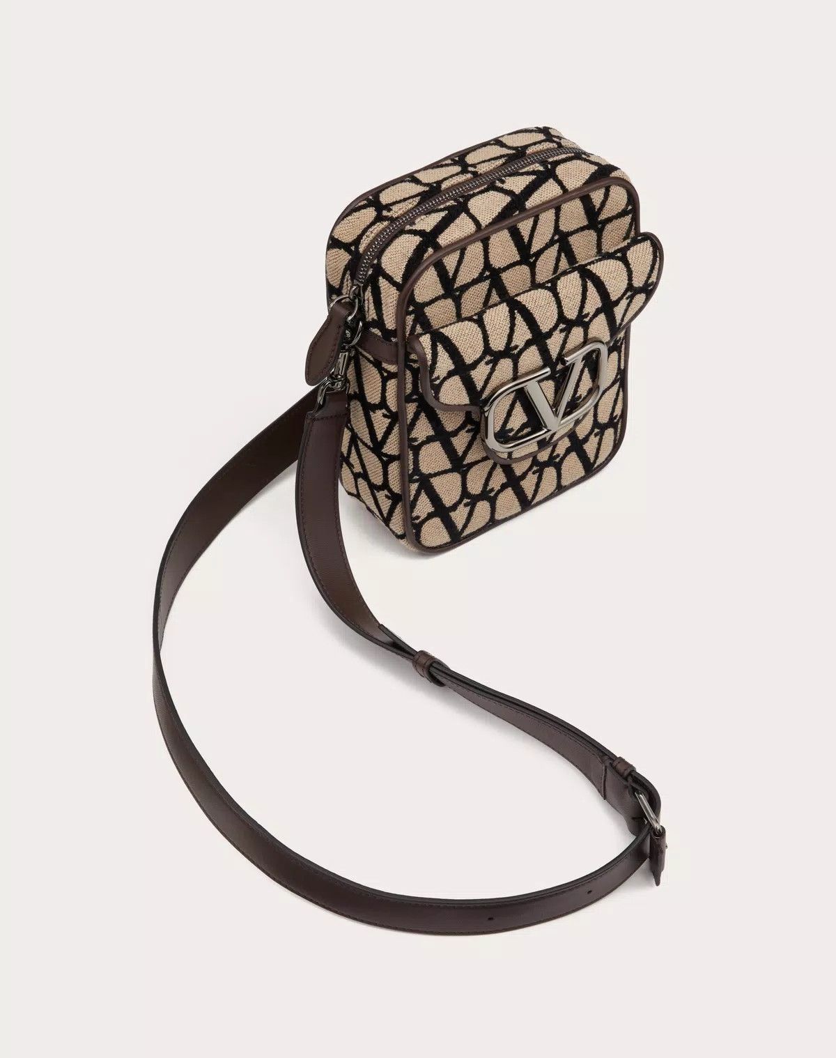 Valentino oc11z0725 Size: OS/ Toile Iconographe Bag in Melange/Black Size ONE SIZE - 5 Thumbnail