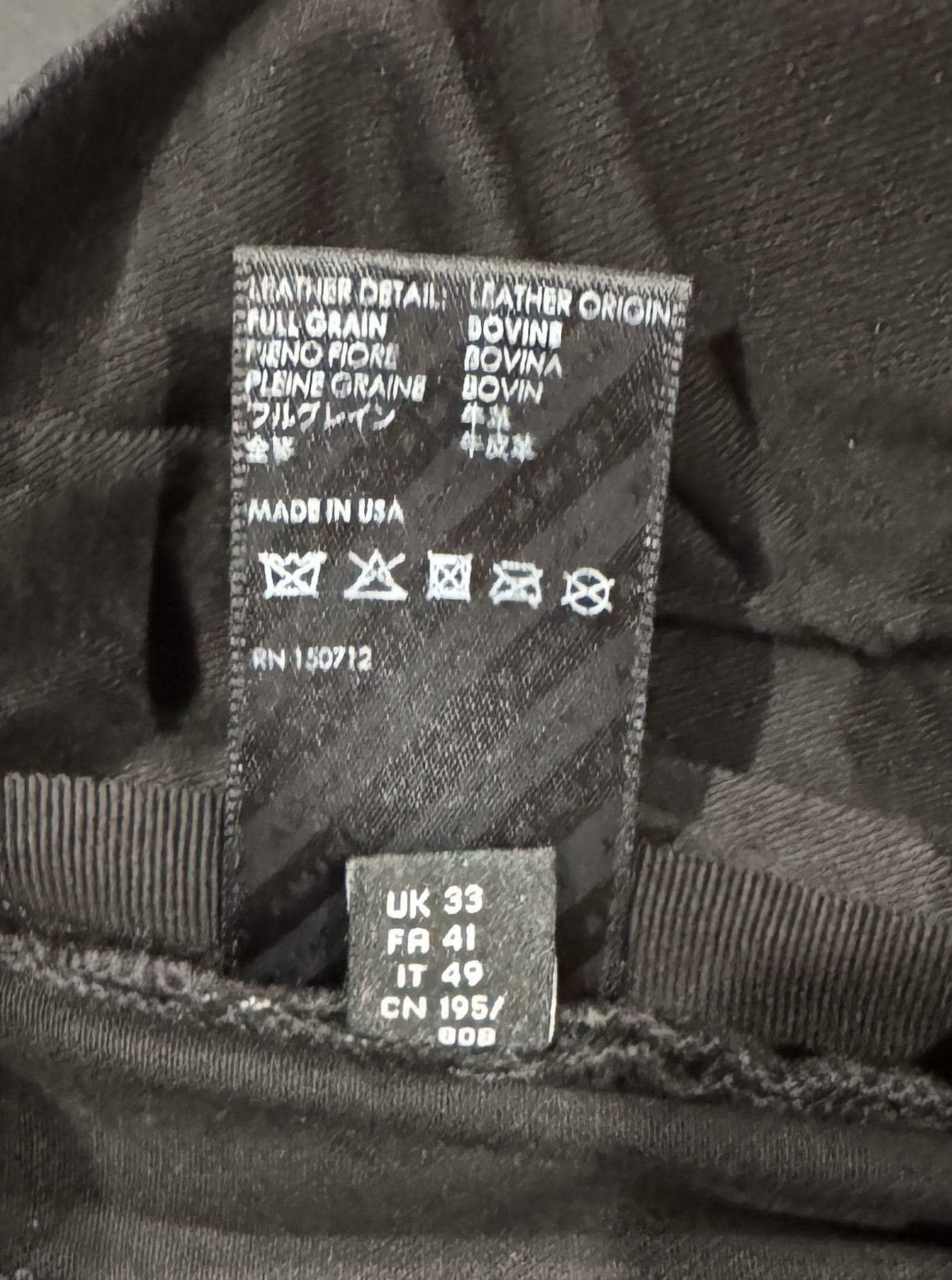 Amiri AMIRI WAXED BLACK JEANS SIZE 33 Size US 33 - 12 Thumbnail