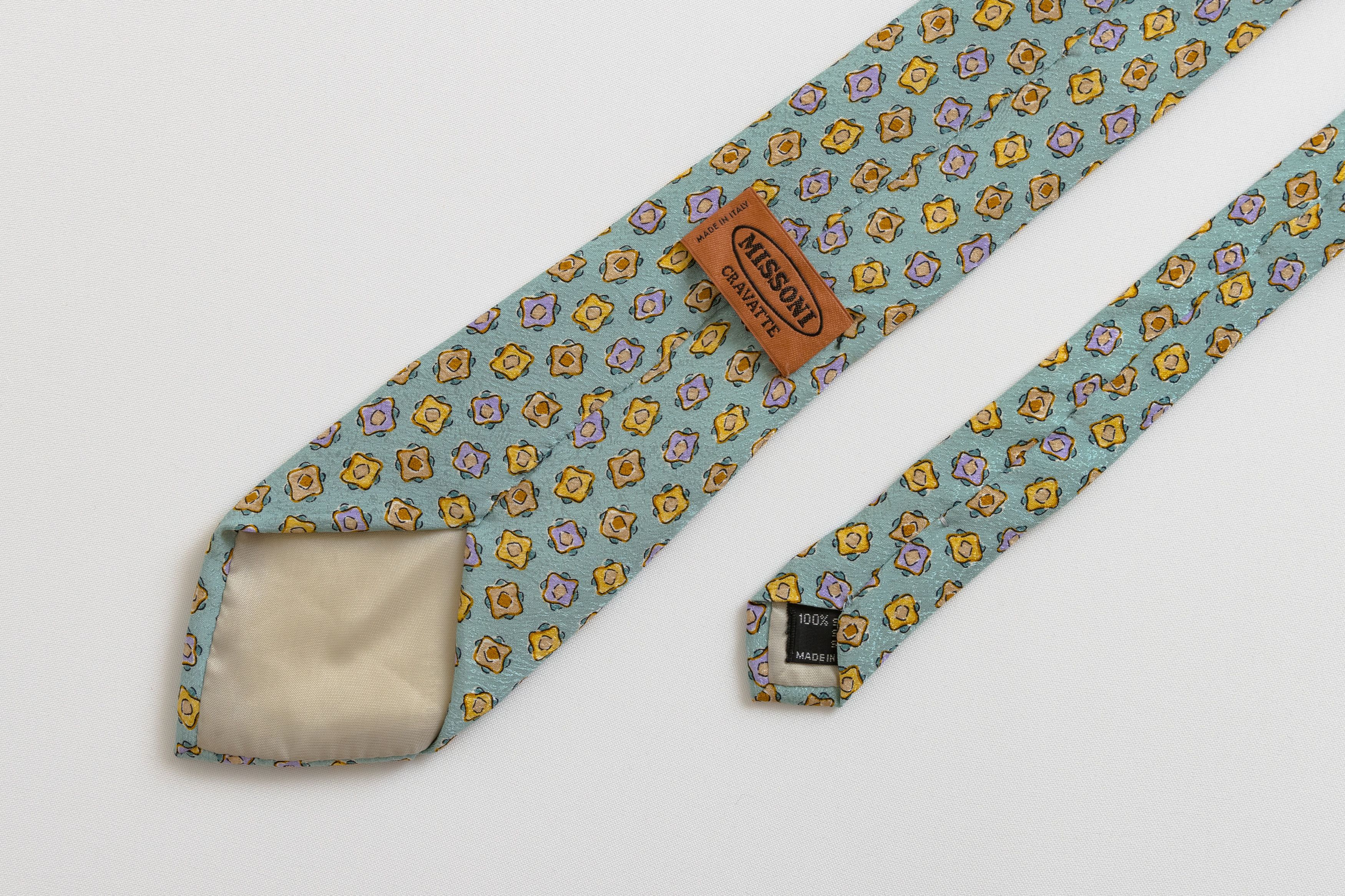 Missoni Missoni silk Tie abstract pattern print necktie 018 Size ONE SIZE - 5 Thumbnail