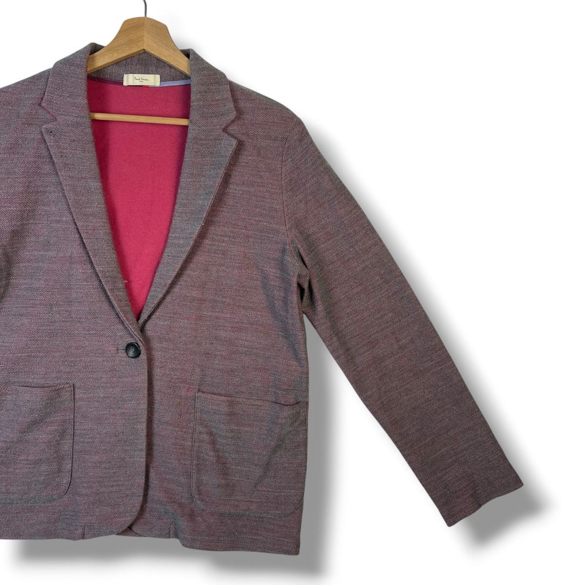 Paul Smith PAUL SMITH PARIS KNITTED WOOL BLAZER Size XL / US 12-14 / IT 48-50 - 4 Thumbnail