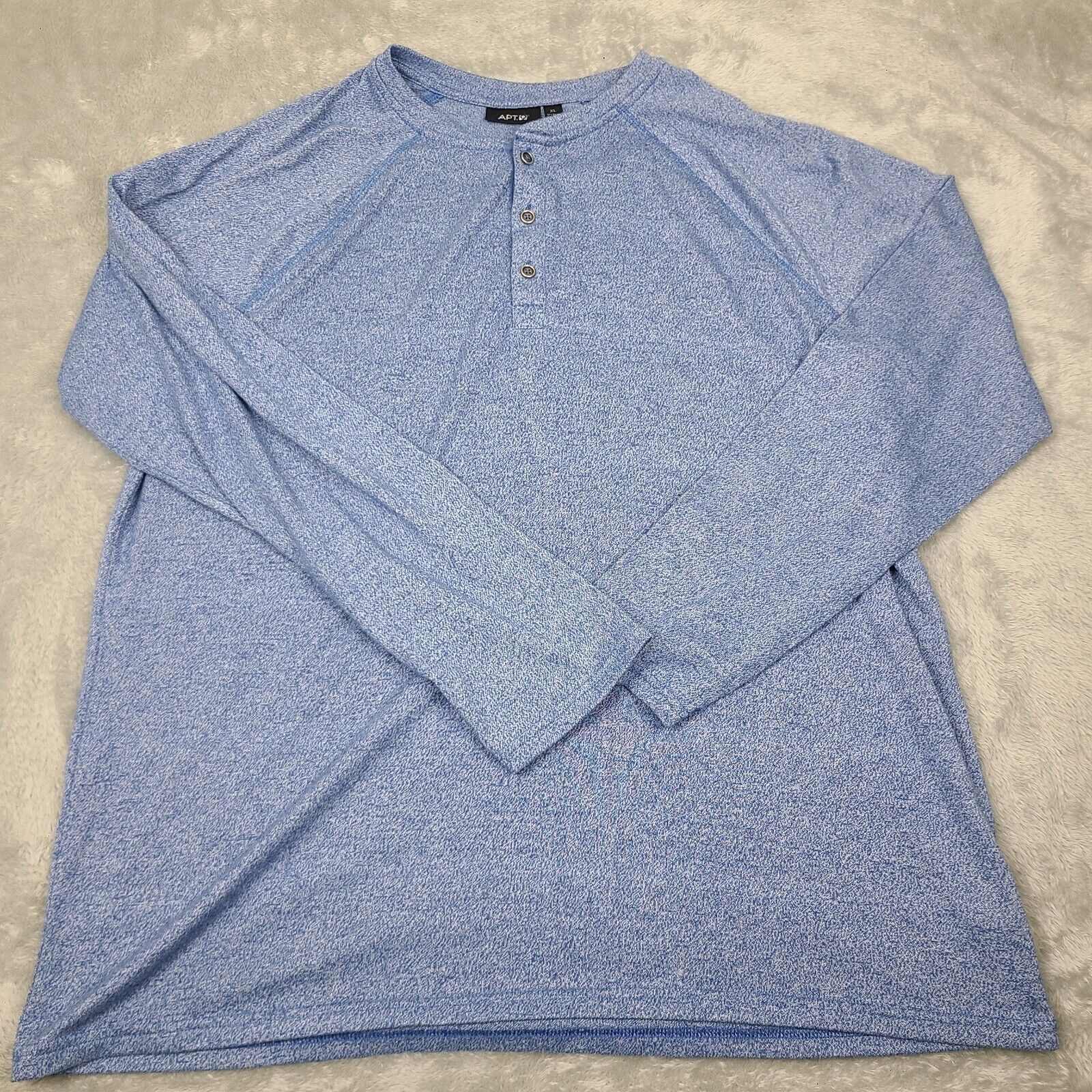 Apt. 9 APT 9 Mens Navy Blue Shirt Long Sleeve Size XL Size US XL / EU 56 / 4 - 1 Thumbnail