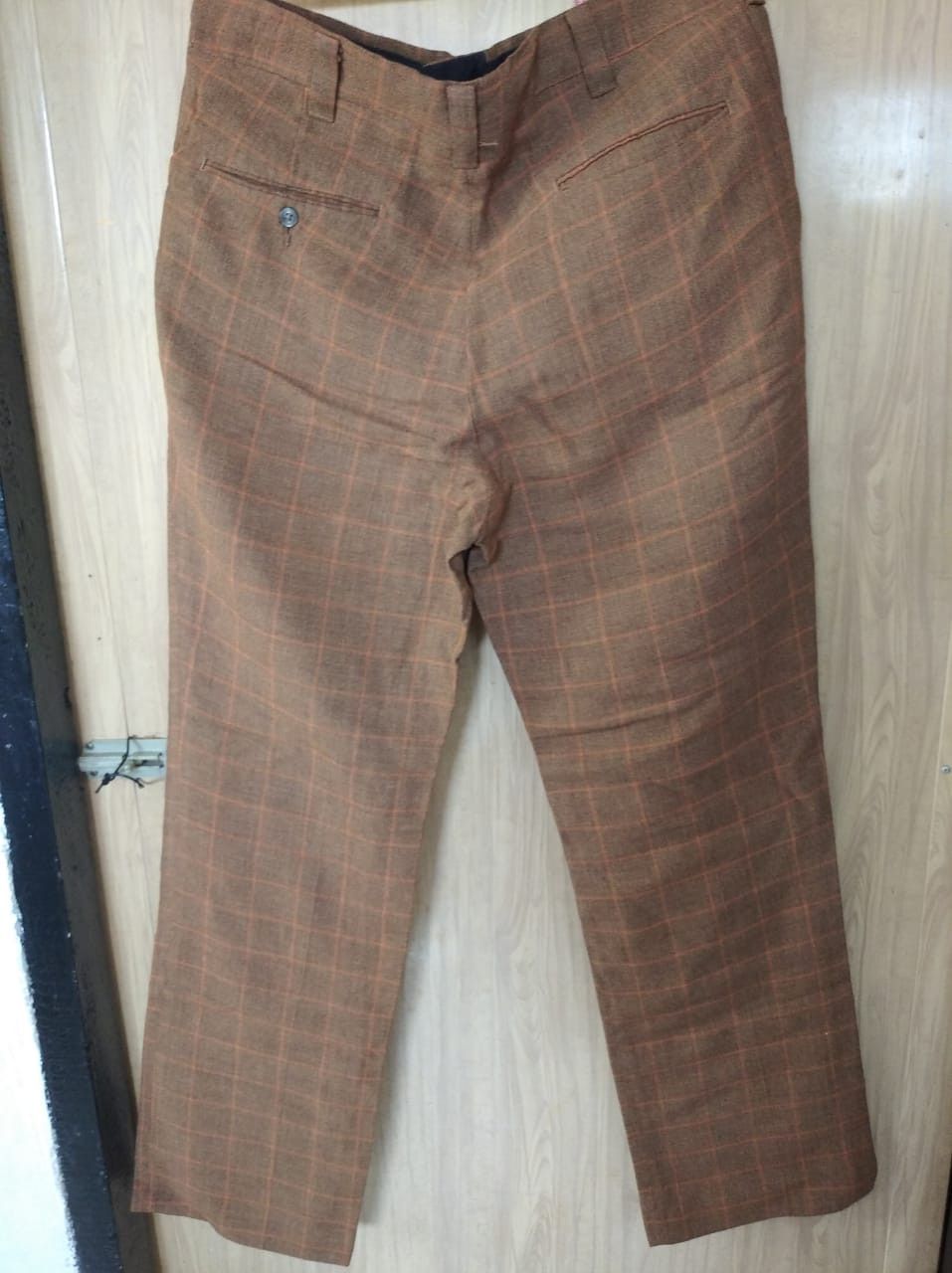 Levi's Vintage Levi's sta-prest brown plaid pants size 30 Size US 30 / EU 46 - 1 Thumbnail