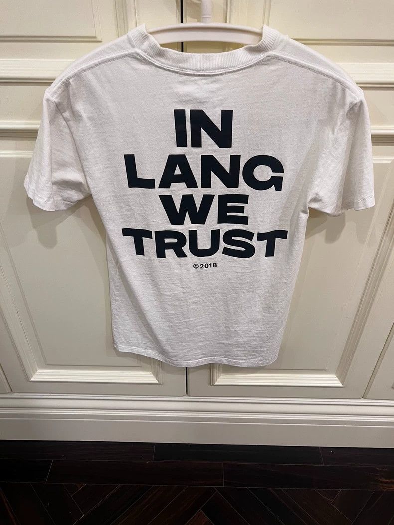 Helmut Lang HELMUT LANG Original letter Tshirt Size XS / US 0-2 / IT 36-38 - 2 Thumbnail