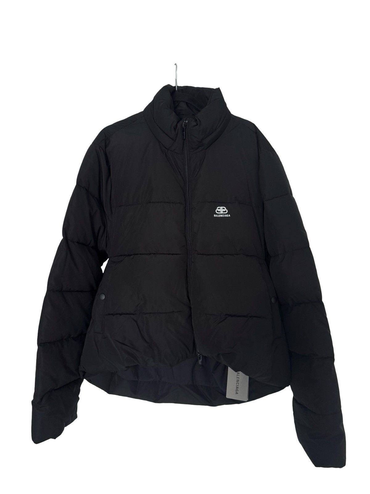 Balenciaga Balenciaga Logo Puffer Jacket Black Size 46 / US Medium Size US M / EU 48-50 / 2 - 1 Thumbnail