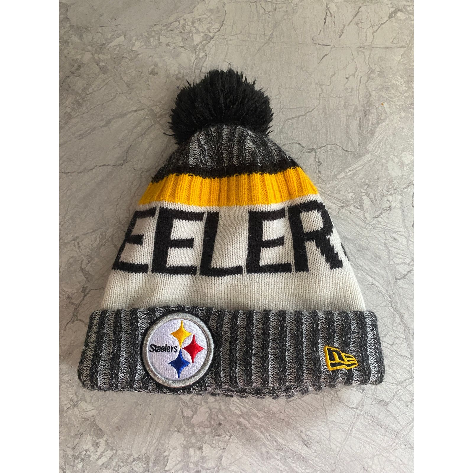 New Era Pittsburgh Steelers NFL Football New Era Winter Beanie Size ONE SIZE - 3 Thumbnail