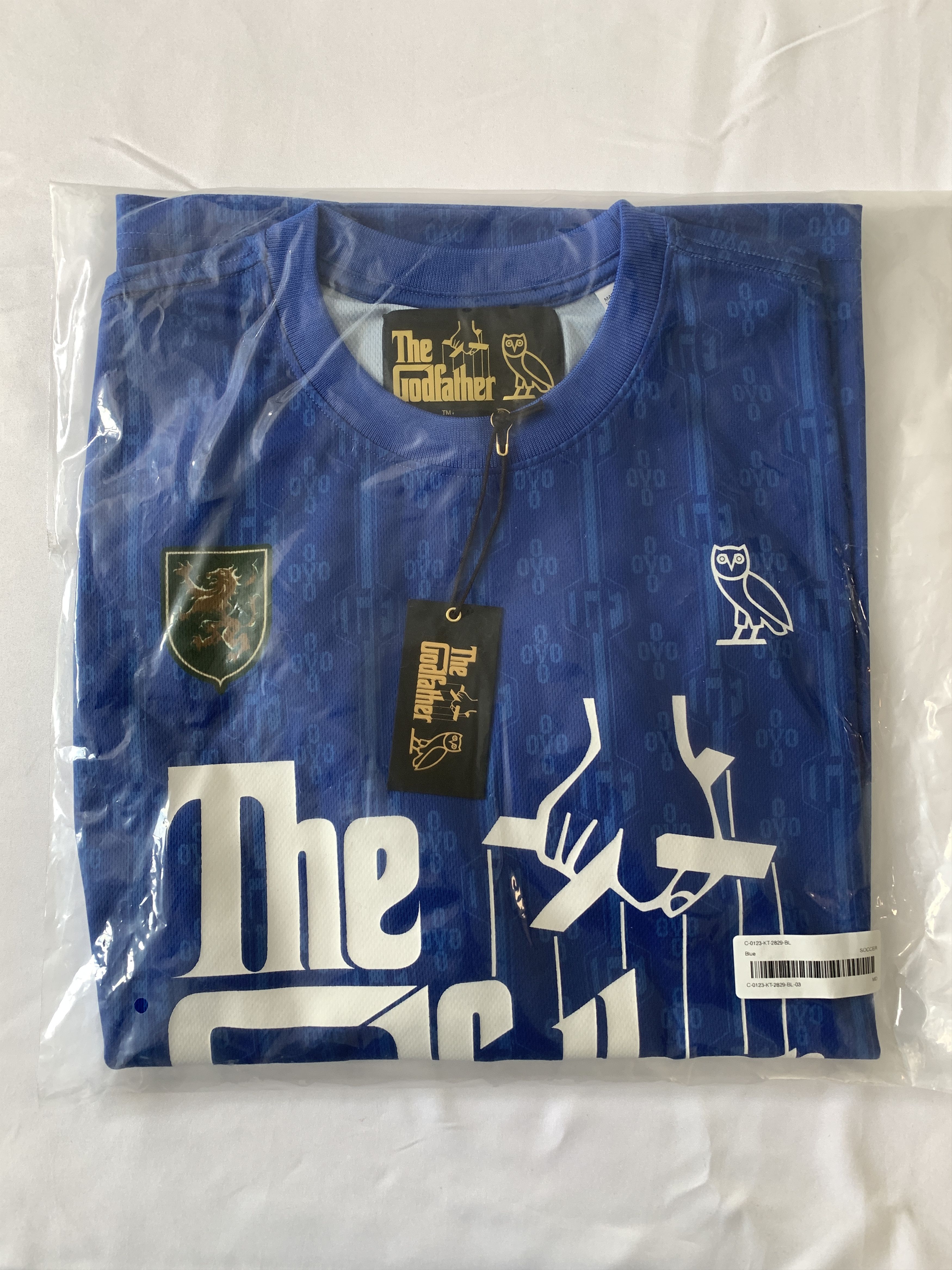 Drake *COVETED* OVO x The Godfather Soccer Jersey Size US M / EU 48-50 / 2 - 2 Thumbnail
