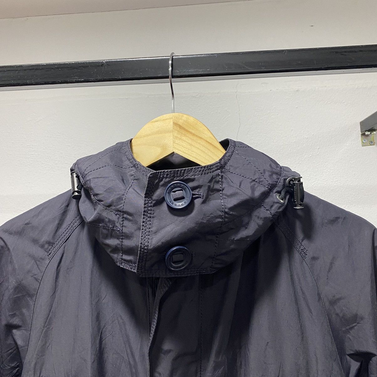 Burberry Sickk☠️ Burberry Long Parka Jacket Coat Nylon Tactical 90s Size US M / EU 48-50 / 2 - 7 Thumbnail