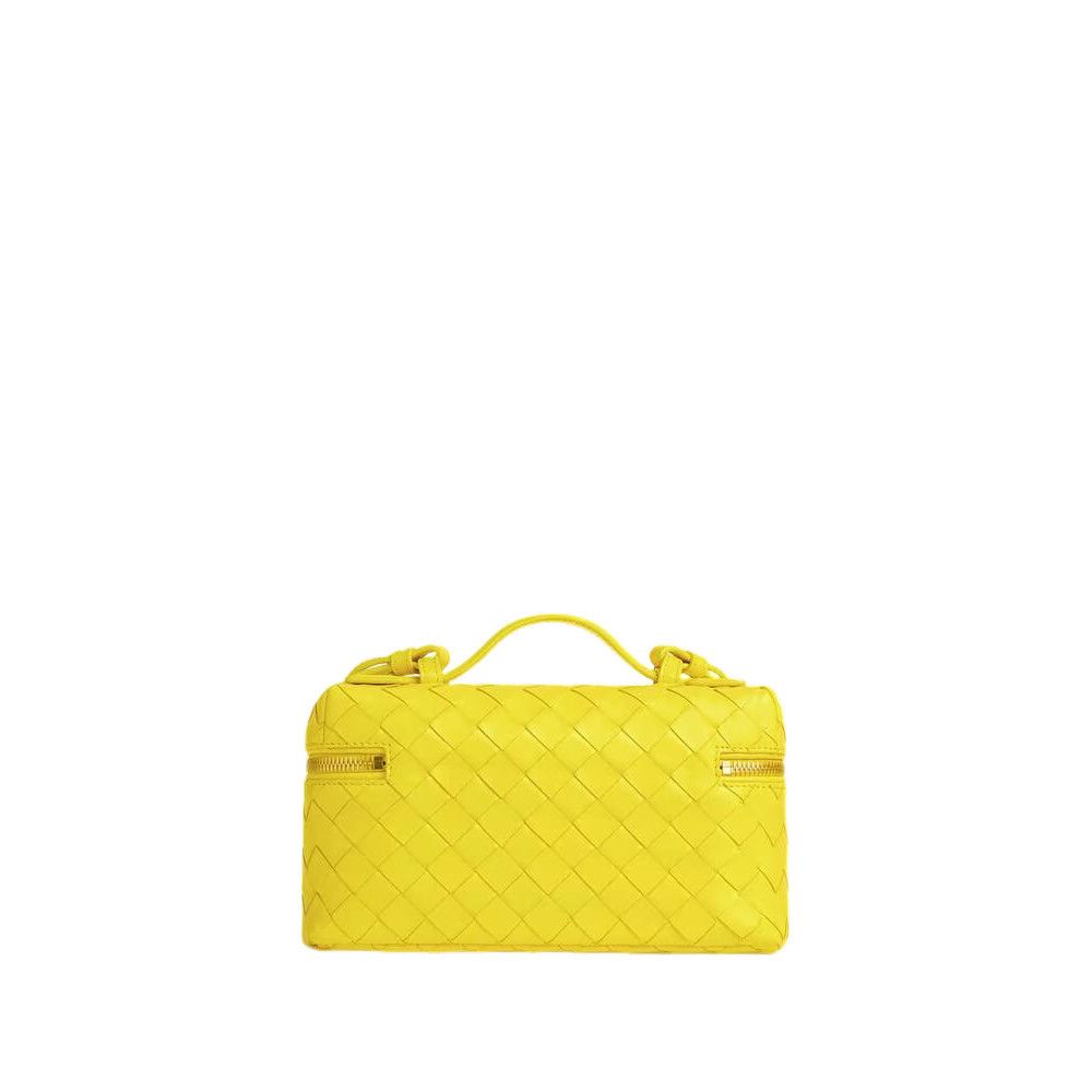 Bottega Veneta BOTTEGA VENETA Bang Bang $3200 Sulfur Intrecciato Leather Va Size ONE SIZE - 4 Thumbnail