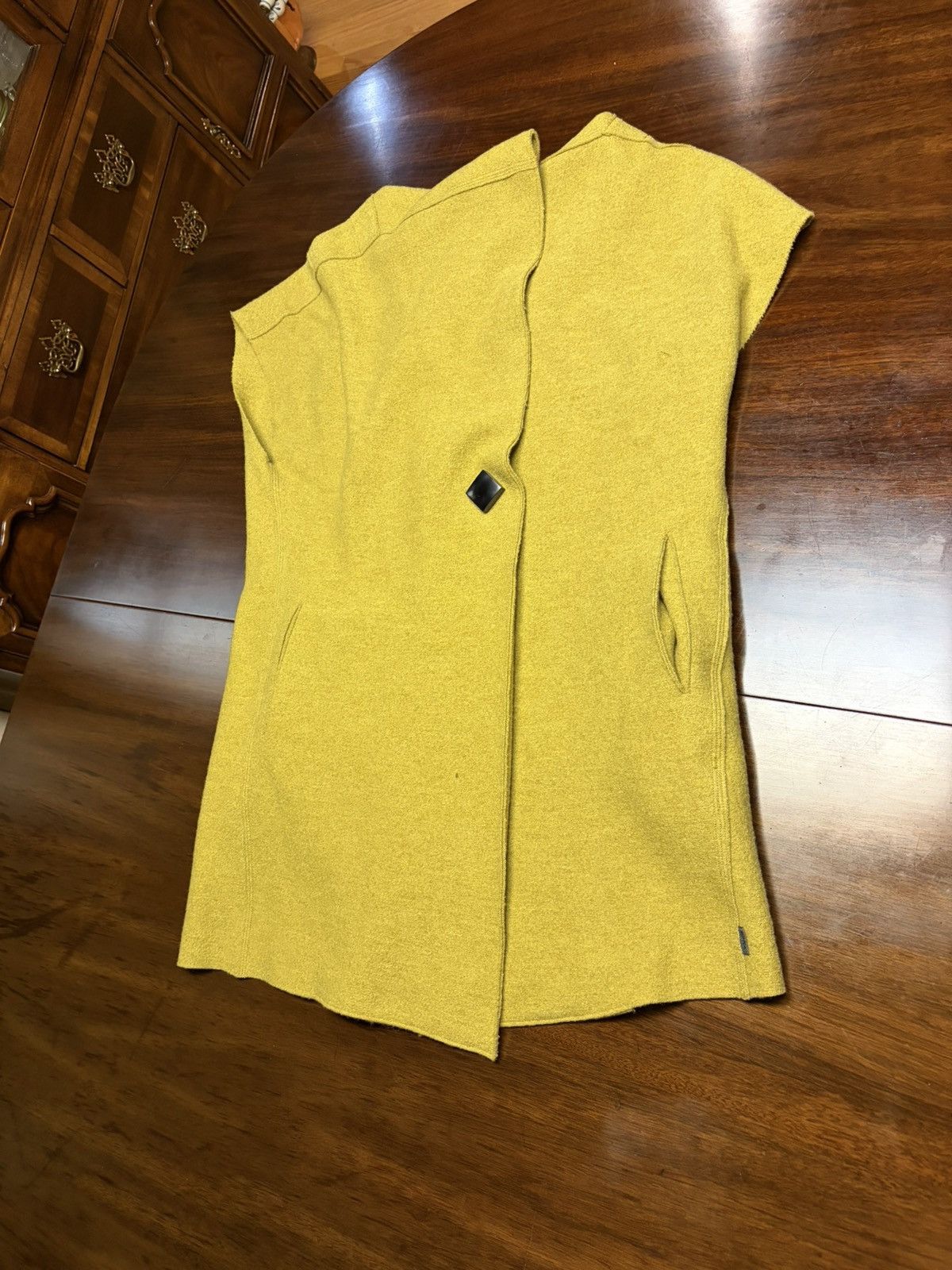 OSKA OSKA Boiled Wool Long Vest – Size 1 – Moessmer Virgin Wool Size ONE SIZE - 1 Thumbnail