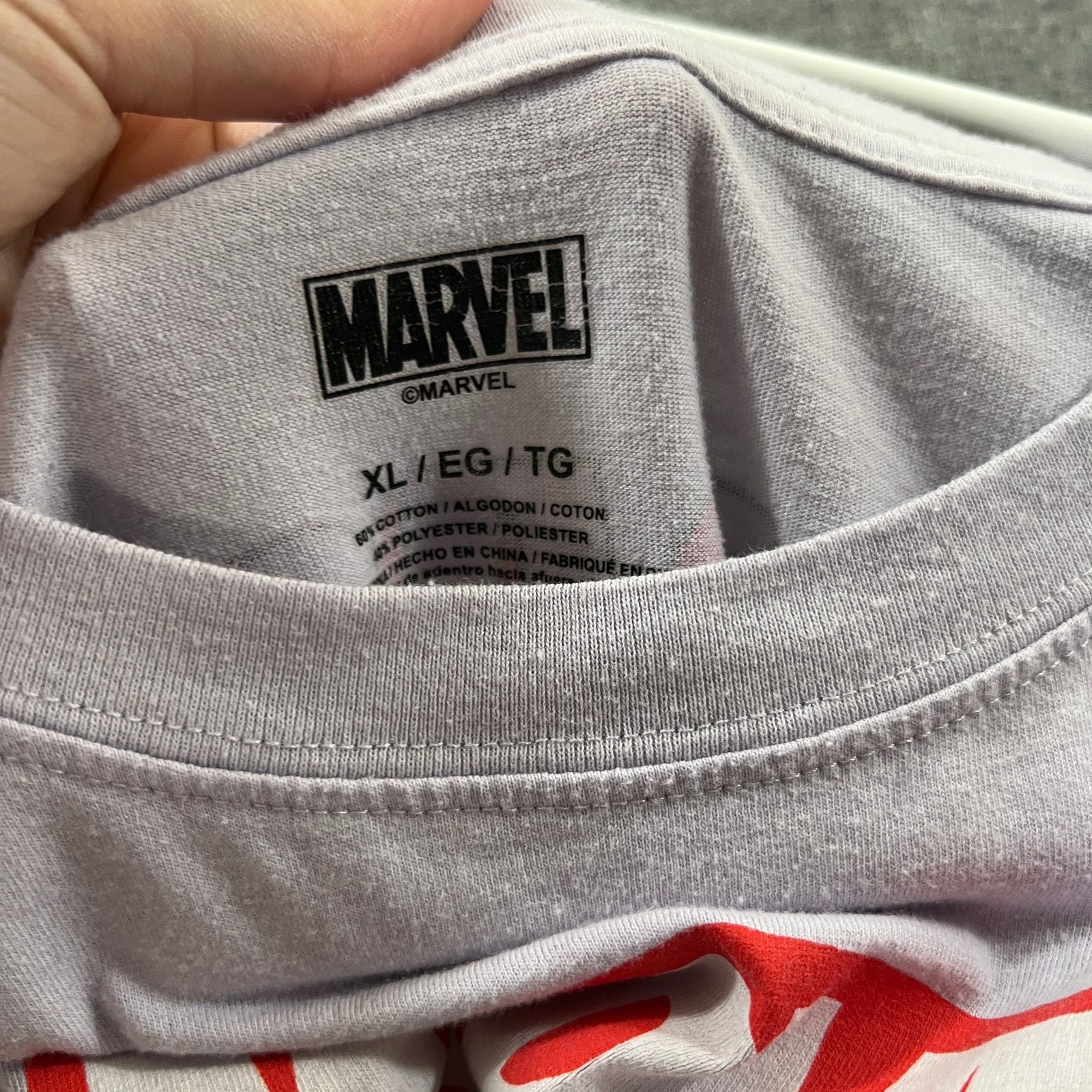 Marvel Comics Marvel Black Panther Purple Shirt Adult Size XL Size US XL / EU 56 / 4 - 3 Thumbnail