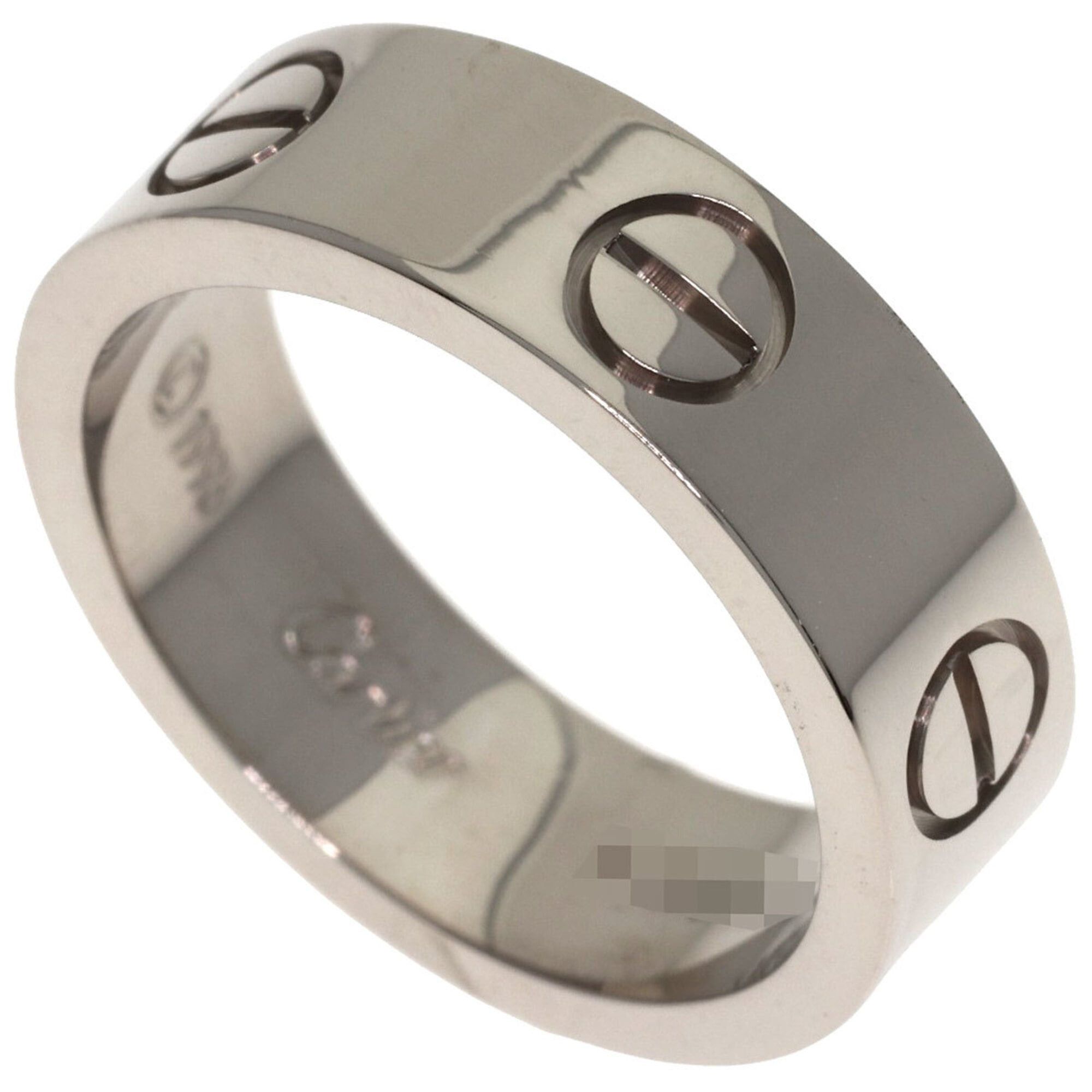 Cartier Cartier Love Ring #50, 18K White Gold, Women's Ring, CARTIER Size ONE SIZE - 1 Thumbnail