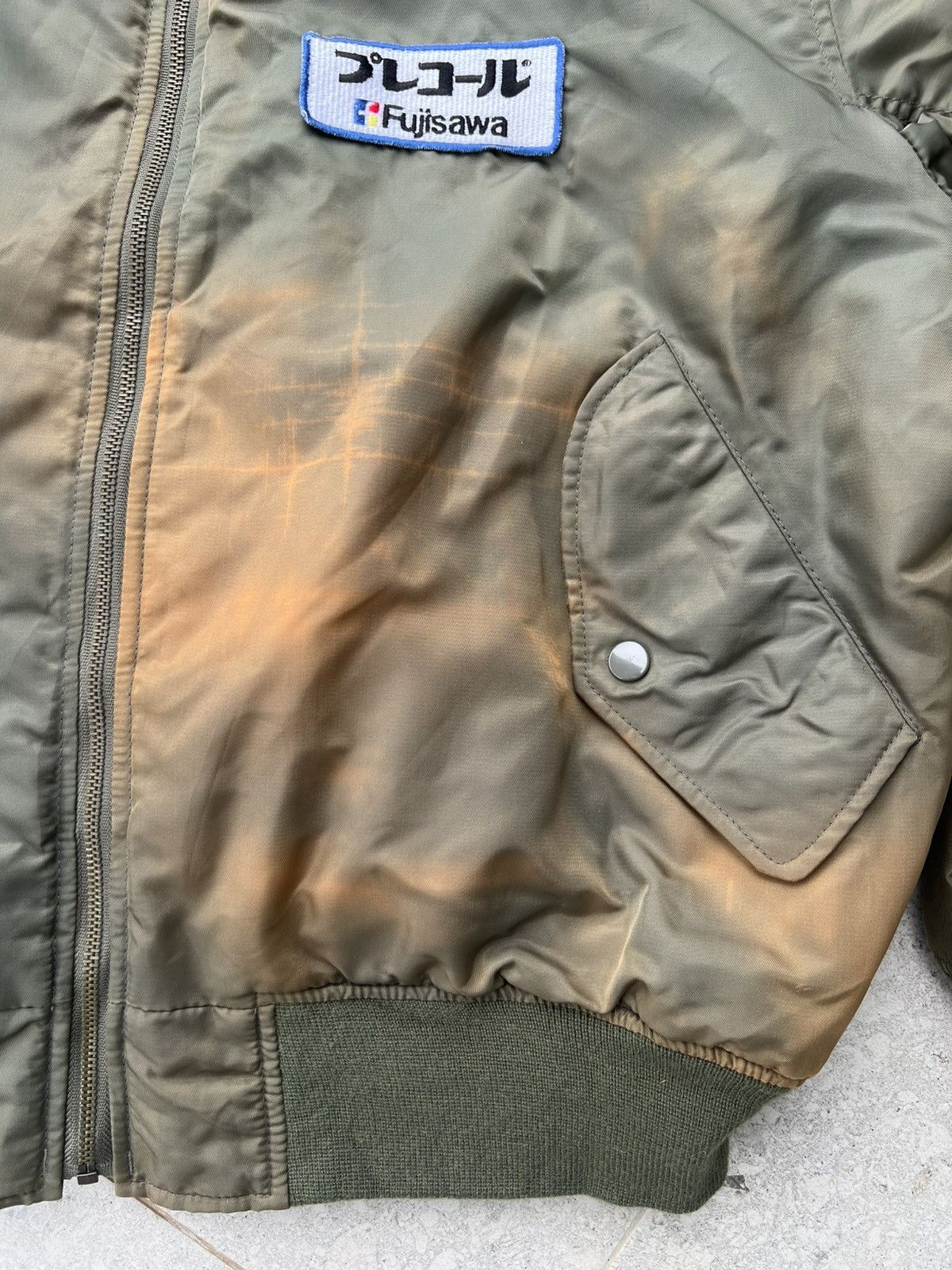 Japanese Brand × Vintage Team Fujisawa Curling Championships bomber jacket Size US L / EU 52-54 / 3 - 3 Thumbnail