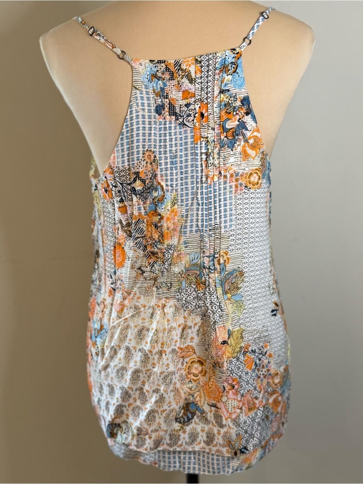 Sanctuary Sanctuary boho floral geometric patchwork tank top SZ SM Size S / US 4 / IT 40 - 4 Thumbnail