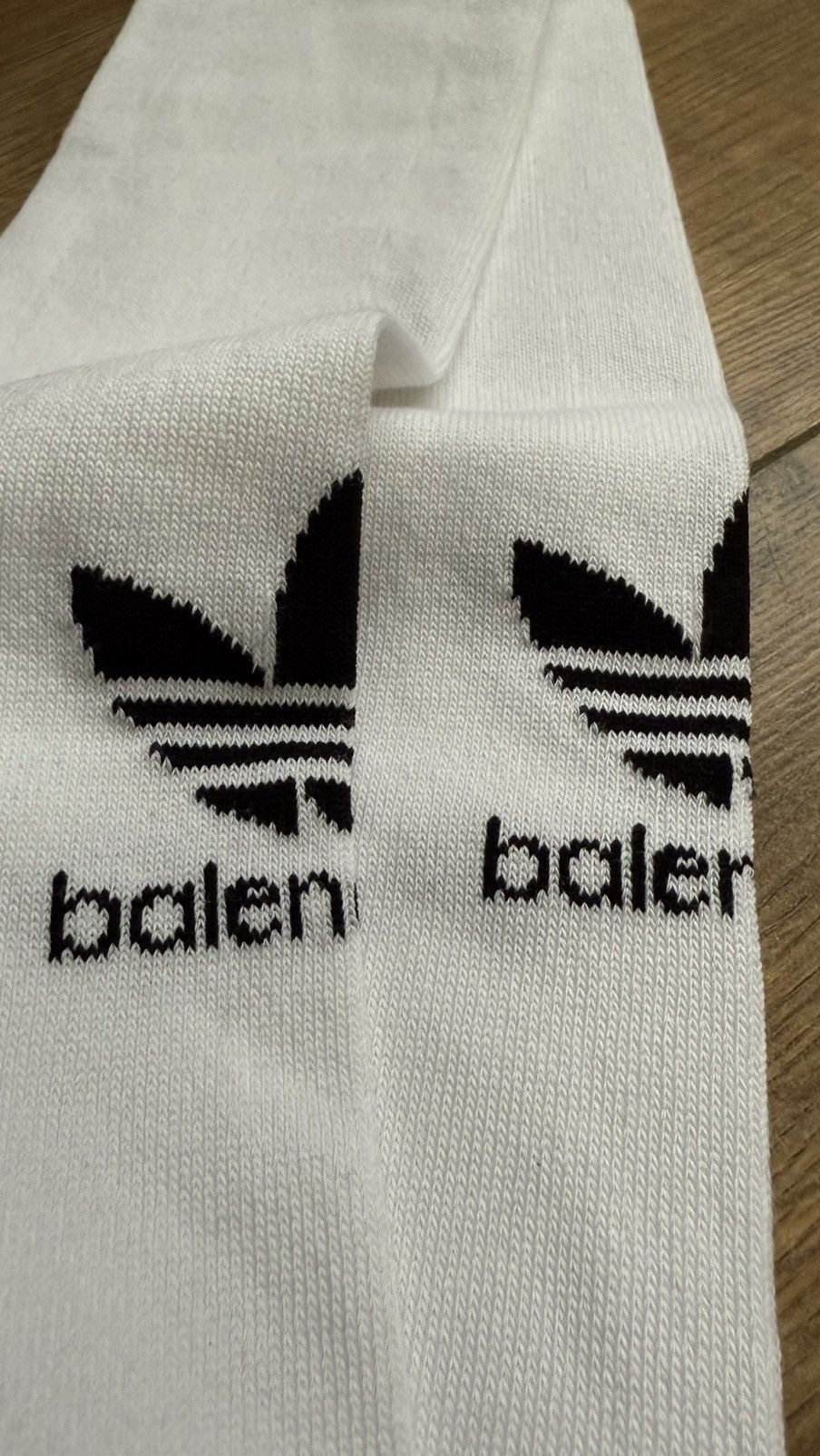 Adidas × Balenciaga Soccer Socks in White Size ONE SIZE - 2 Thumbnail