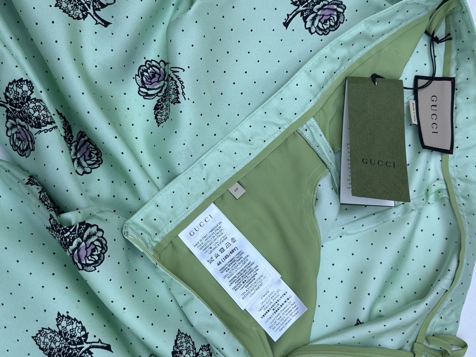Gucci New Gucci Pants Silk Woman's Size-IT-40 Size 27" / US 4 / IT 40 - 9 Thumbnail