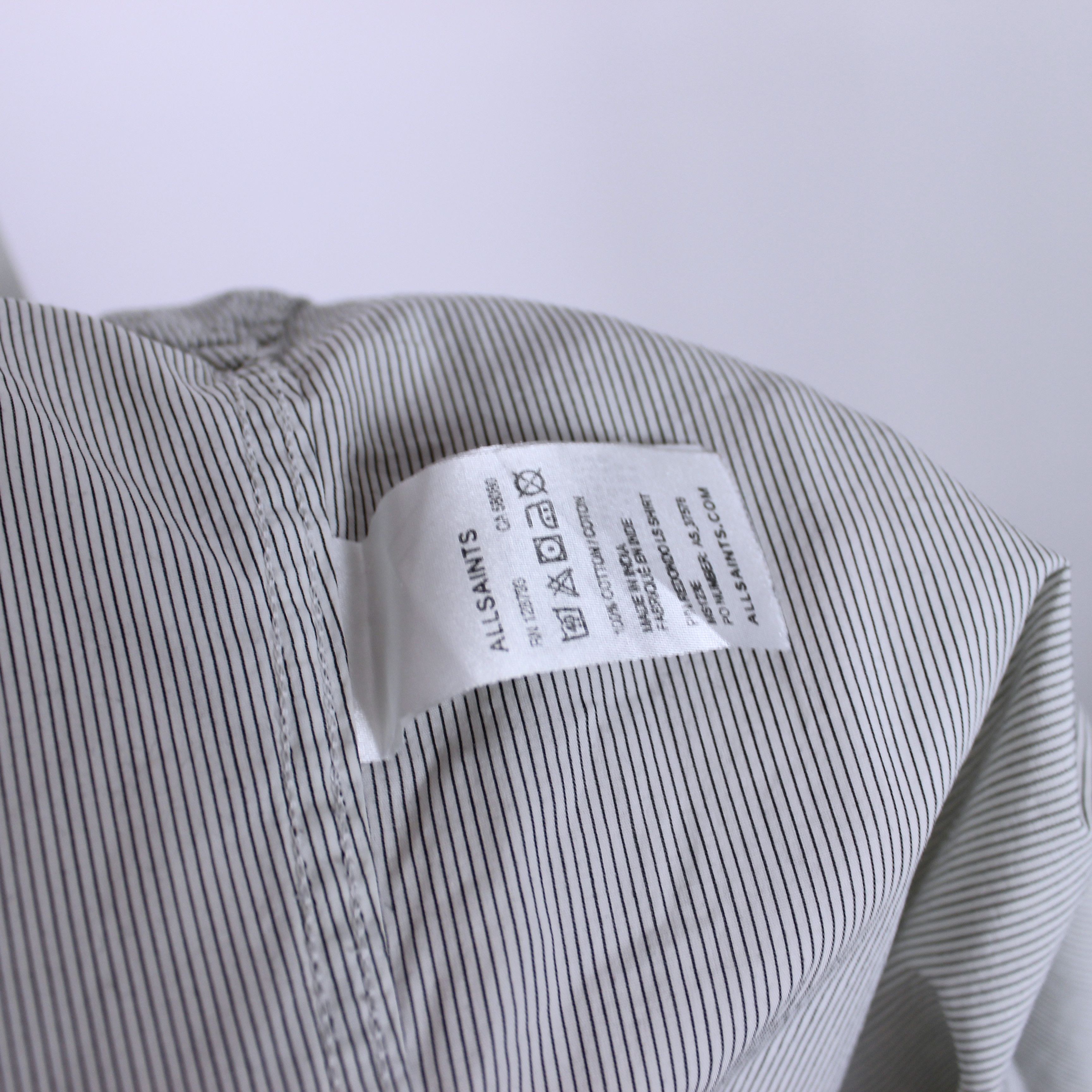 Allsaints Allsaints men shirt cotton buttons ups S M Size US M / EU 48-50 / 2 - 8 Thumbnail