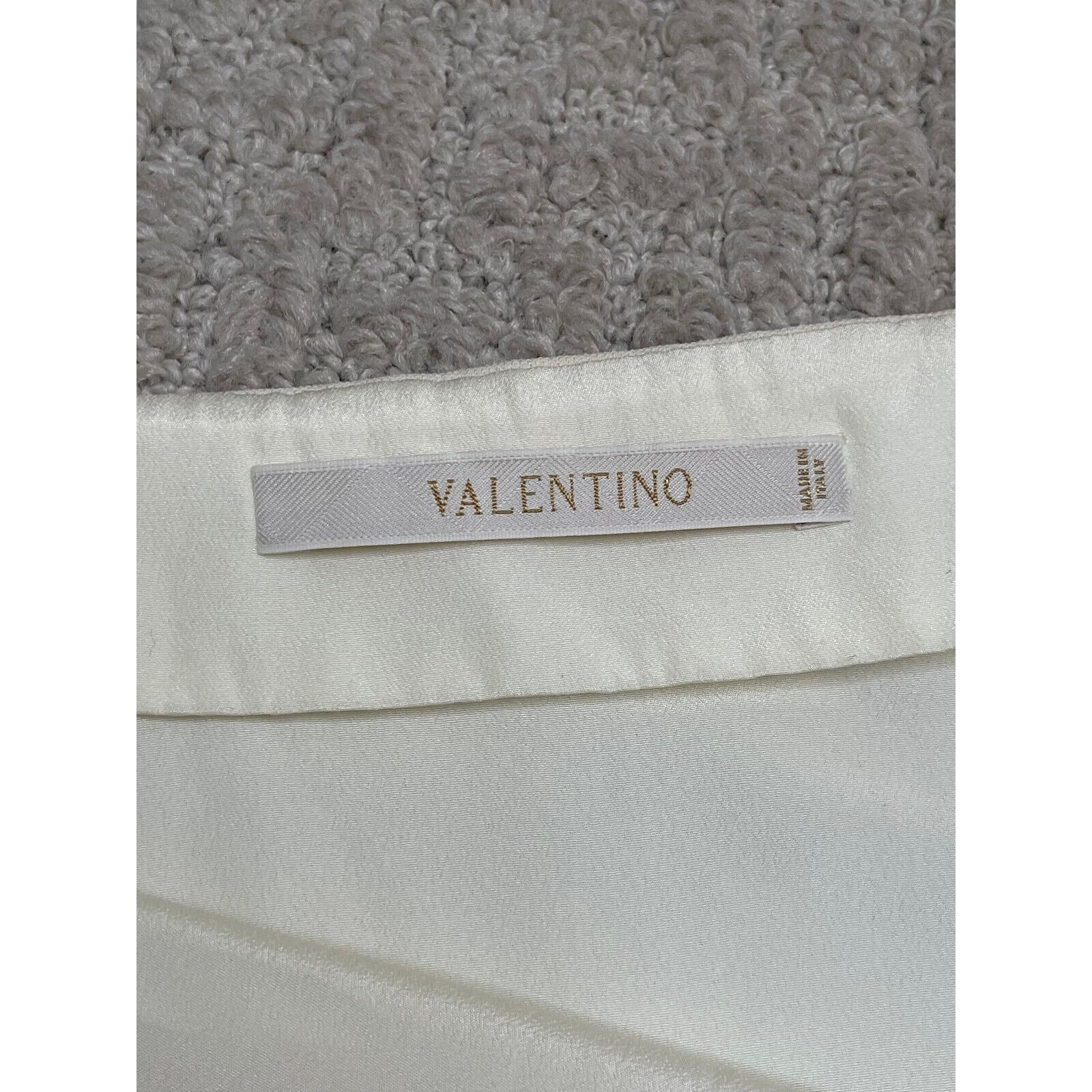 Valentino Vintage Valentino Ivory Wool Blend Straight Skirt Womens 8 Size 30" / US 8 / IT 44 - 5 Thumbnail