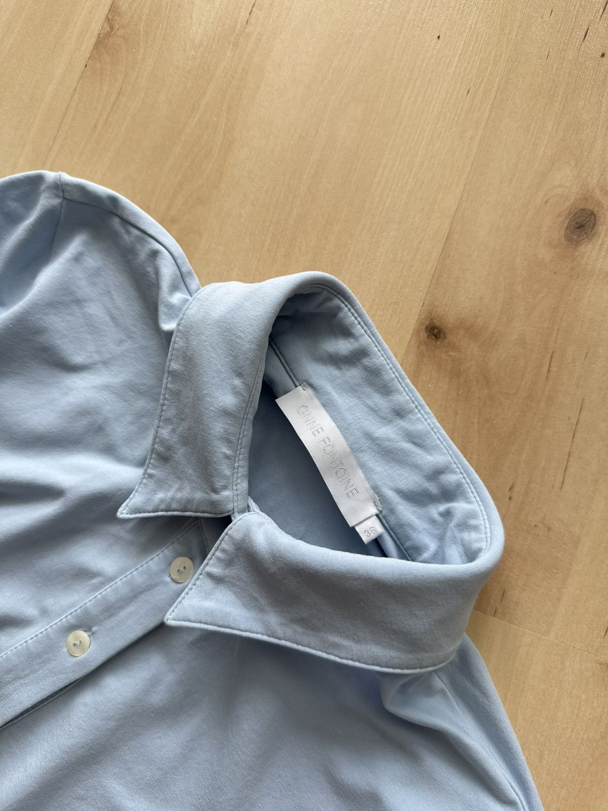 ANNE FONTAINE Anne Fontaine long sleeve button up shirt french cuffs Size S / US 4 / IT 40 - 2 Thumbnail