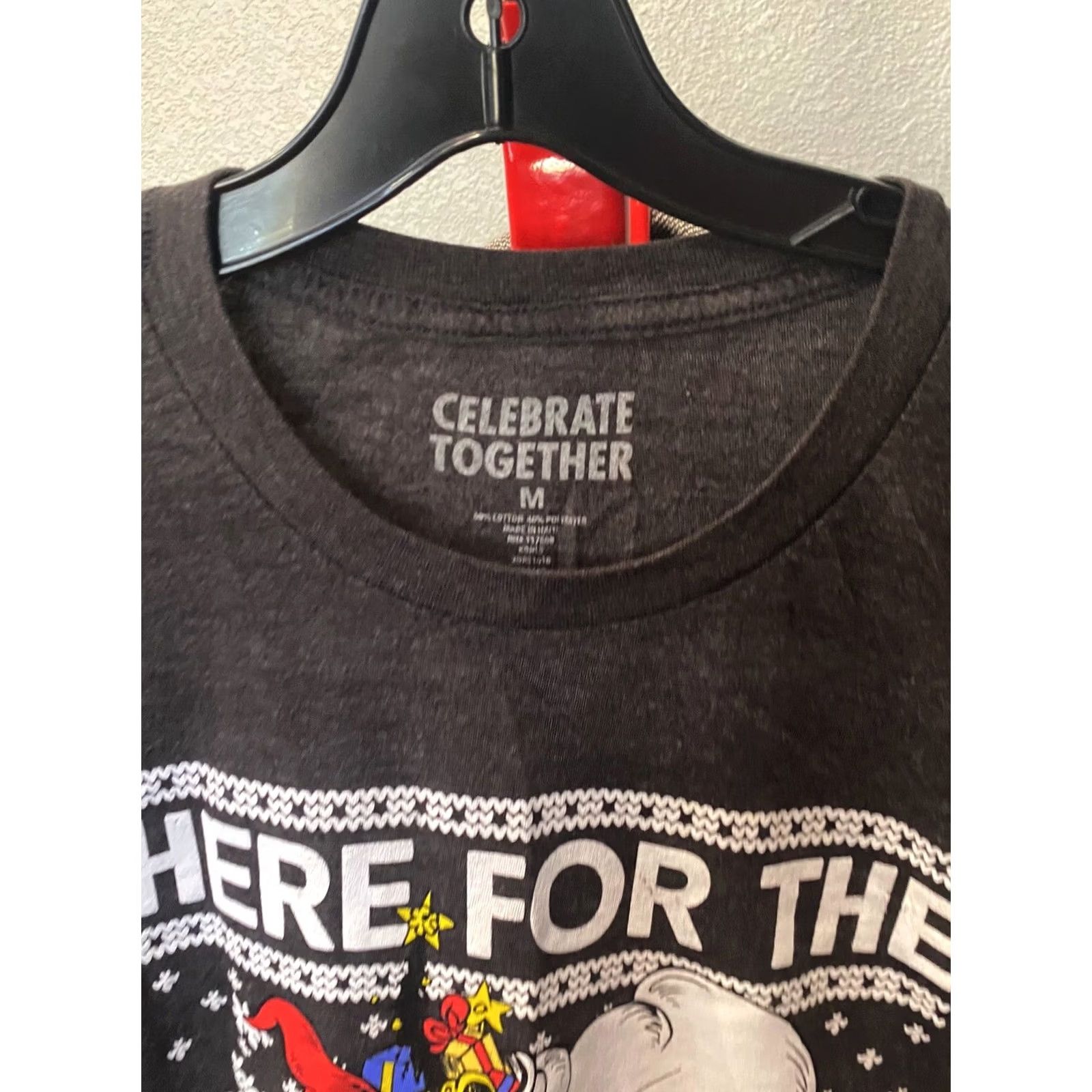 Vintage Celebrate Together Grinch Fear For The Presents Christmas TEE T SHIRt Medium M Shirt Mens Holiday Grinch Christmas TEE Size US M / EU 48-50 / 2 - 5 Thumbnail
