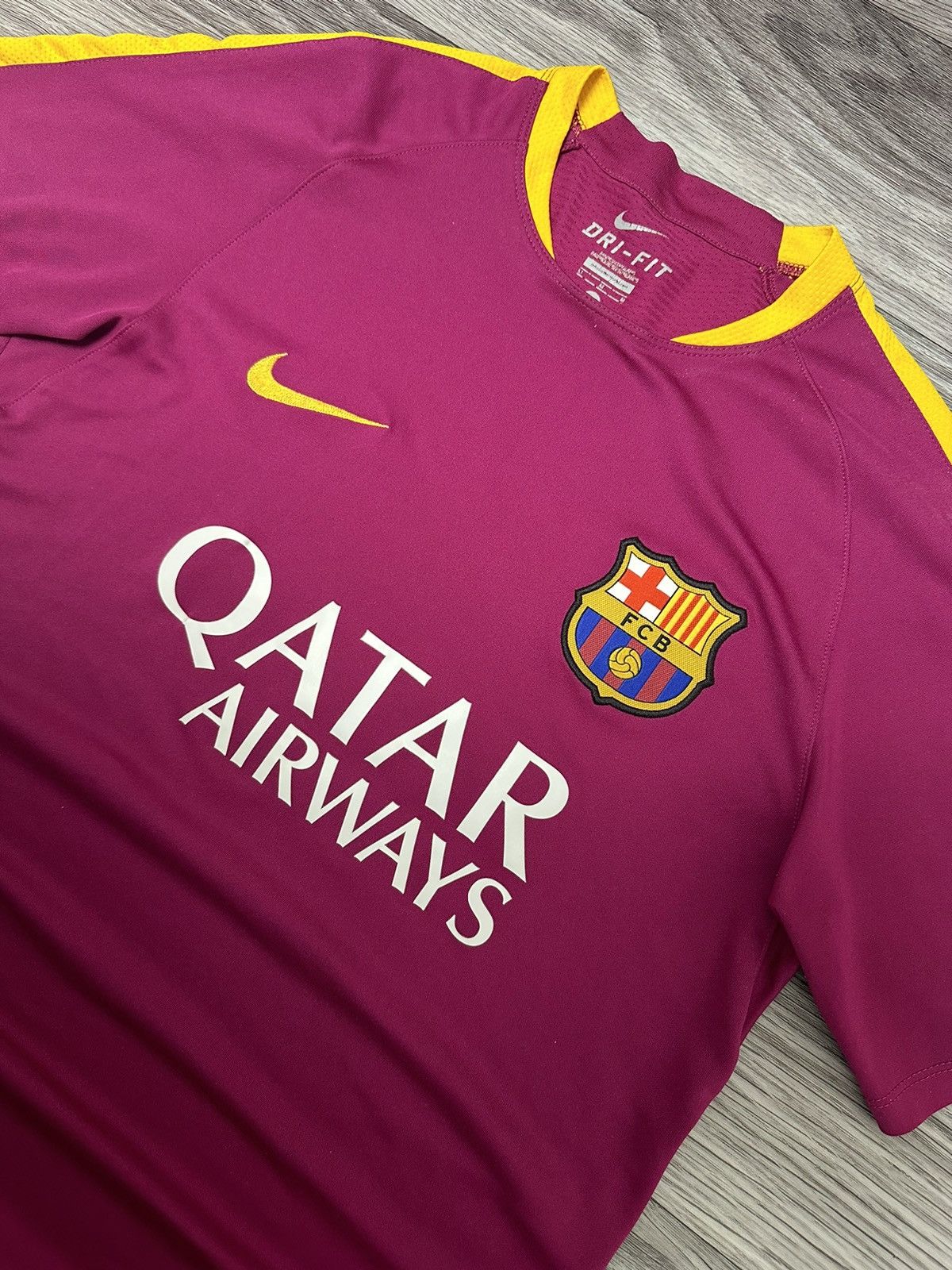 Nike RARE Vintage Barcelona Training jersey 2015/2016 hype blockc Size US M / EU 48-50 / 2 - 6 Thumbnail