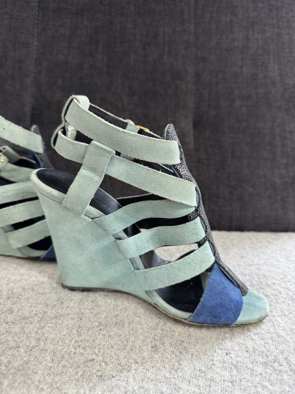 Balenciaga Balenciaga Paris Gladiator Wedge Heels Ankle Boots size 36 Size US 6 / IT 36 - 4 Thumbnail