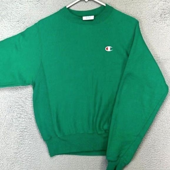 Champion Champion Reverse Weave Sweatshirt Mens Adult XS Green Crew Neck Pullover Sweater Size US XS / EU 42 / 0 - 2 Thumbnail