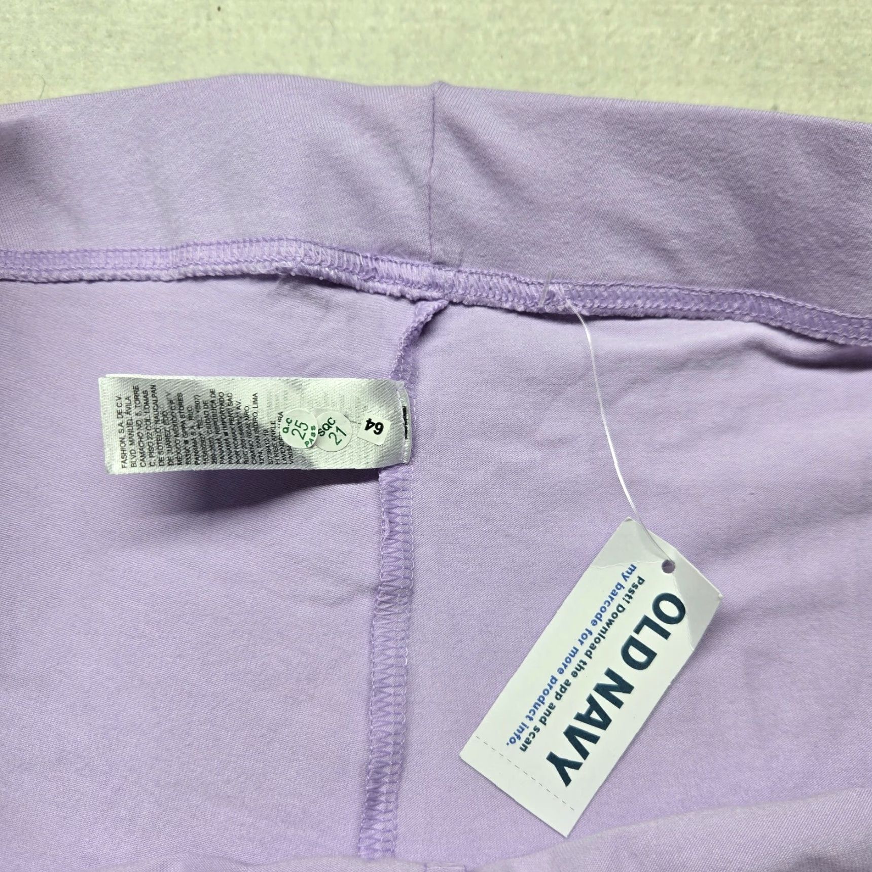 Vintage Active by Old Navy Pants Women's 2XL Purple Activewear Skinny Slim High Rise Adult Womens Size 40" / US 18 - 3 Thumbnail