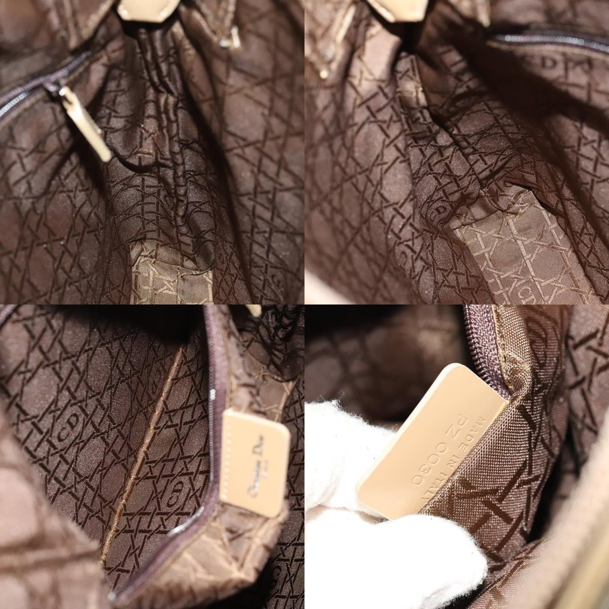 Dior DIOR Backpack Nylon Beige Silver Size ONE SIZE - 12 Thumbnail