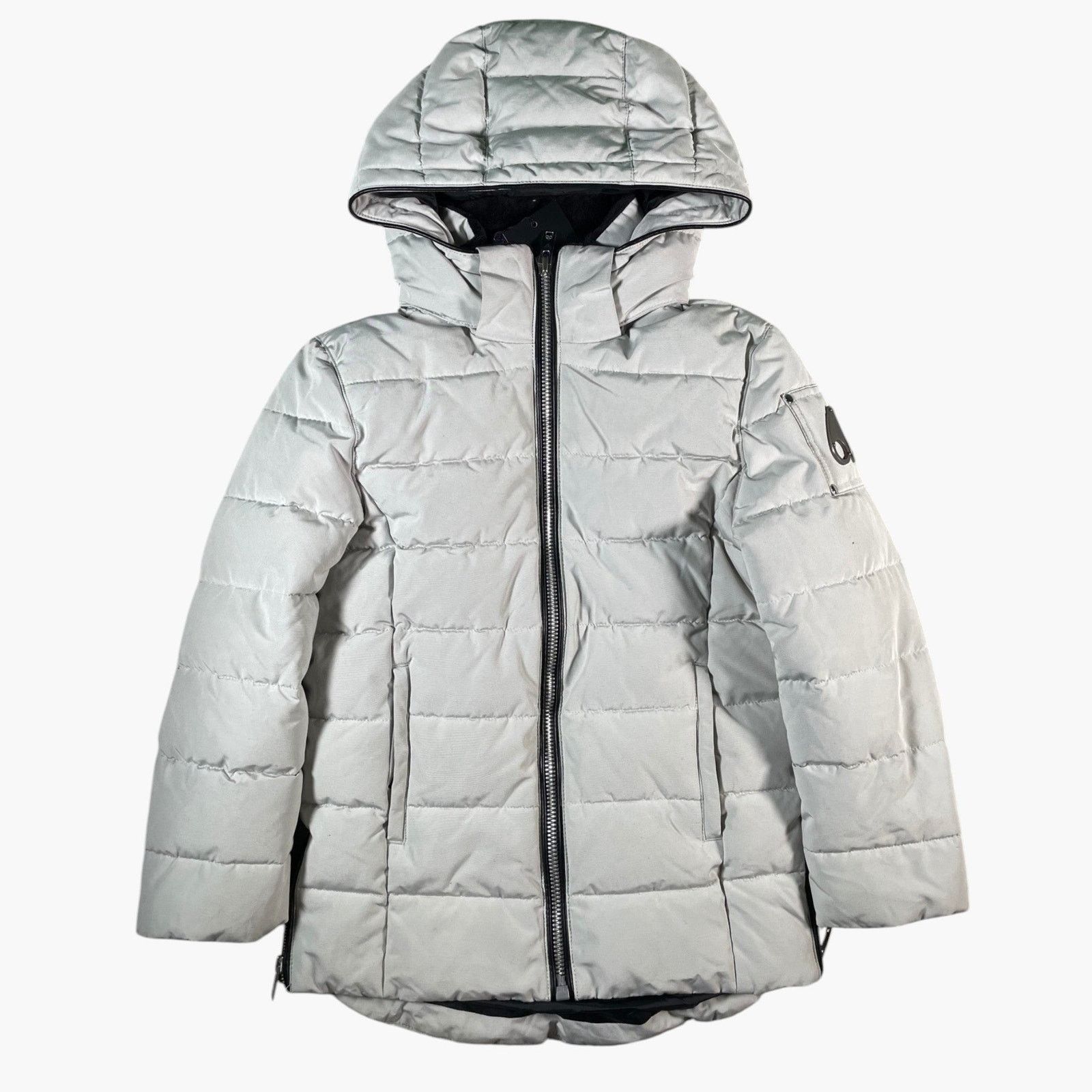 Moose Knuckles Moose Knuckles Puffer Kids White Jacket Size US S / EU 44-46 / 1 - 1 Thumbnail
