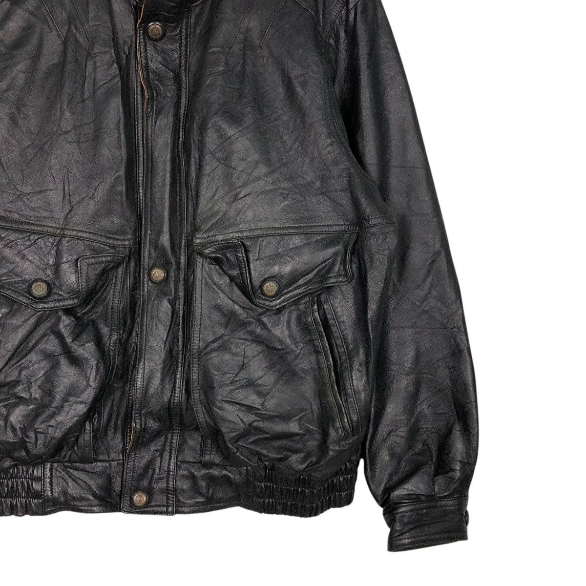 Aero Leathers 🔥VINTAGE BIKER LEATHER JACKET FREEDOM MINK COLLAR Size US L / EU 52-54 / 3 - 7 Thumbnail
