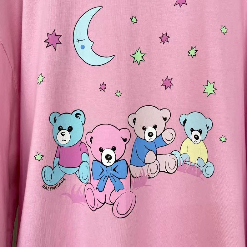 Balenciaga Balenciaga Moon Teddy Bear Printed Long Sleeve Size US XXS / EU 40 - 3 Thumbnail