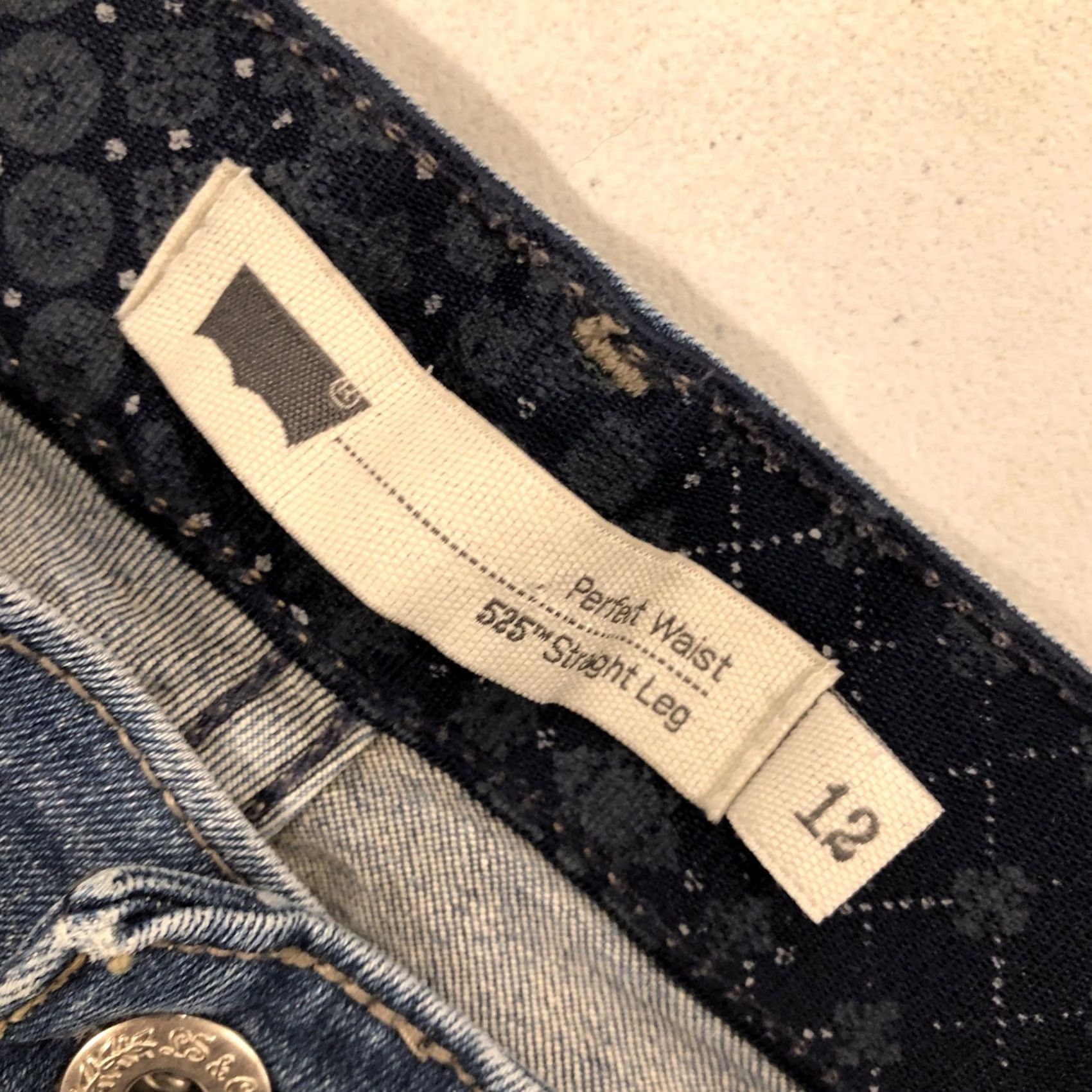 Levi's Levi's 525 Jeans Women's Size 12 Elastic Waist Band Straight Leg Blue 32x28.5 Regular Stretch Denim Band Theme Mens Womens Girls Size 34" / US 12 / IT 48 - 5 Thumbnail