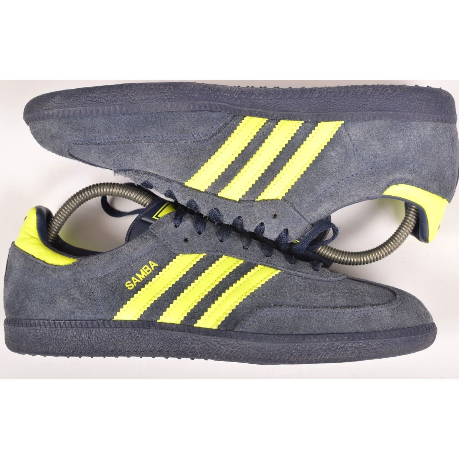 Adidas Adidas Originals Samba Navy Neon Vintage 2011 Low Top Sneakers Men US 8.5 42 G42694 Vintage Nascent Style Sneaker Shoes Size US M / EU 48-50 / 2 - 6 Thumbnail