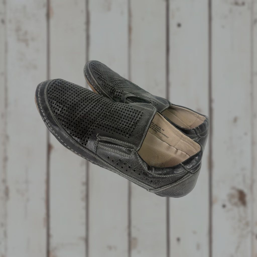 Stacy Adams Stacy Adams Black Leather Aerated Slip On Loafers Men’s Size 9M Size US 9 / EU 42 - 1 Thumbnail