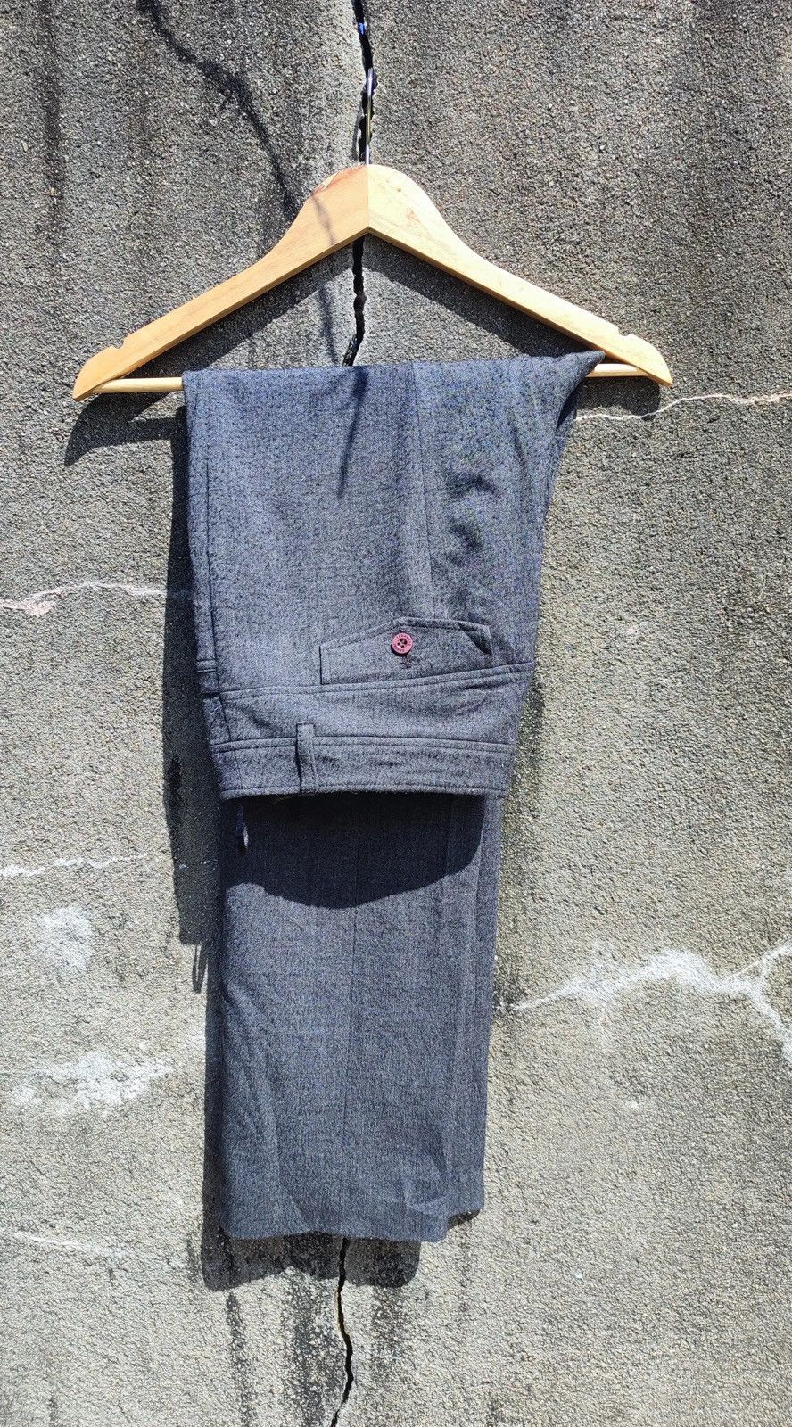 Japanese Brand × Kansai Yamamoto Mid Kansai Yamamoto Grey Houndstooth Dress Pants Size US 34 / EU 50 - 10 Thumbnail