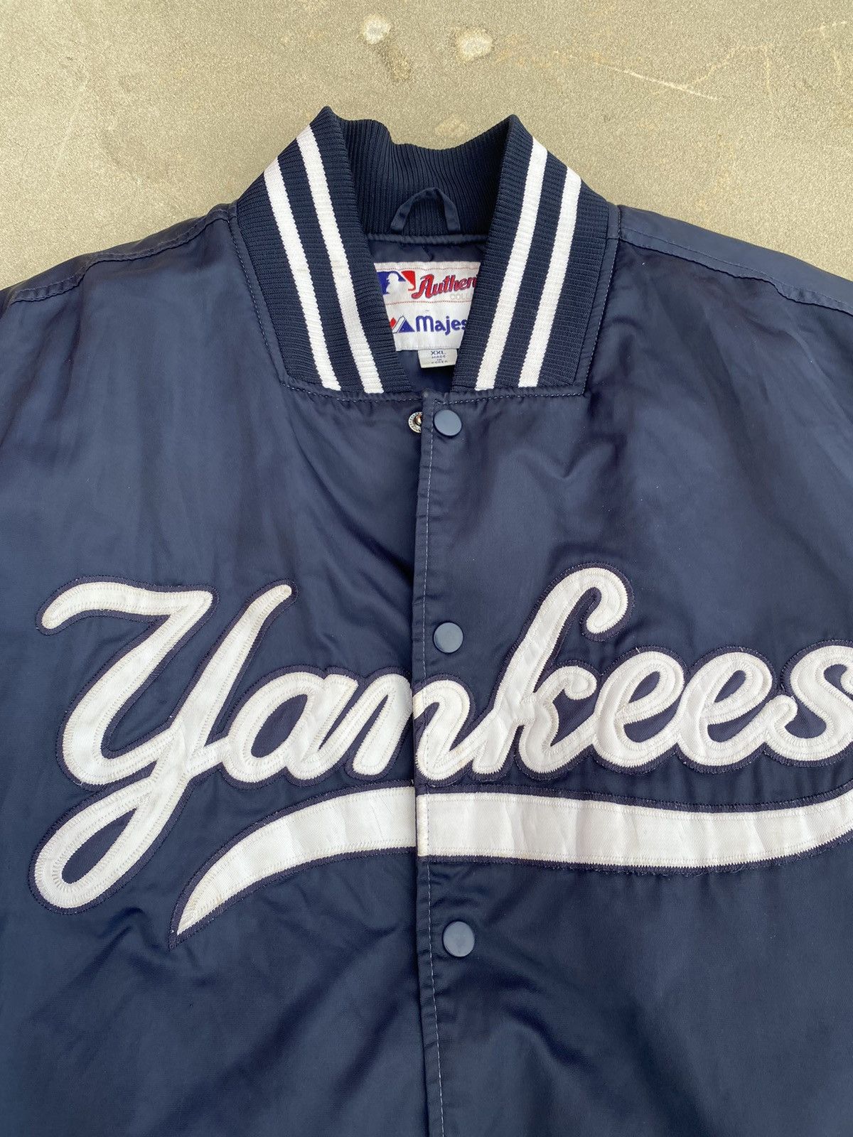 Majestic Vintage New York Yankees Authentic majestic varsity jacket Size US XXL / EU 58 / 5 - 7 Thumbnail
