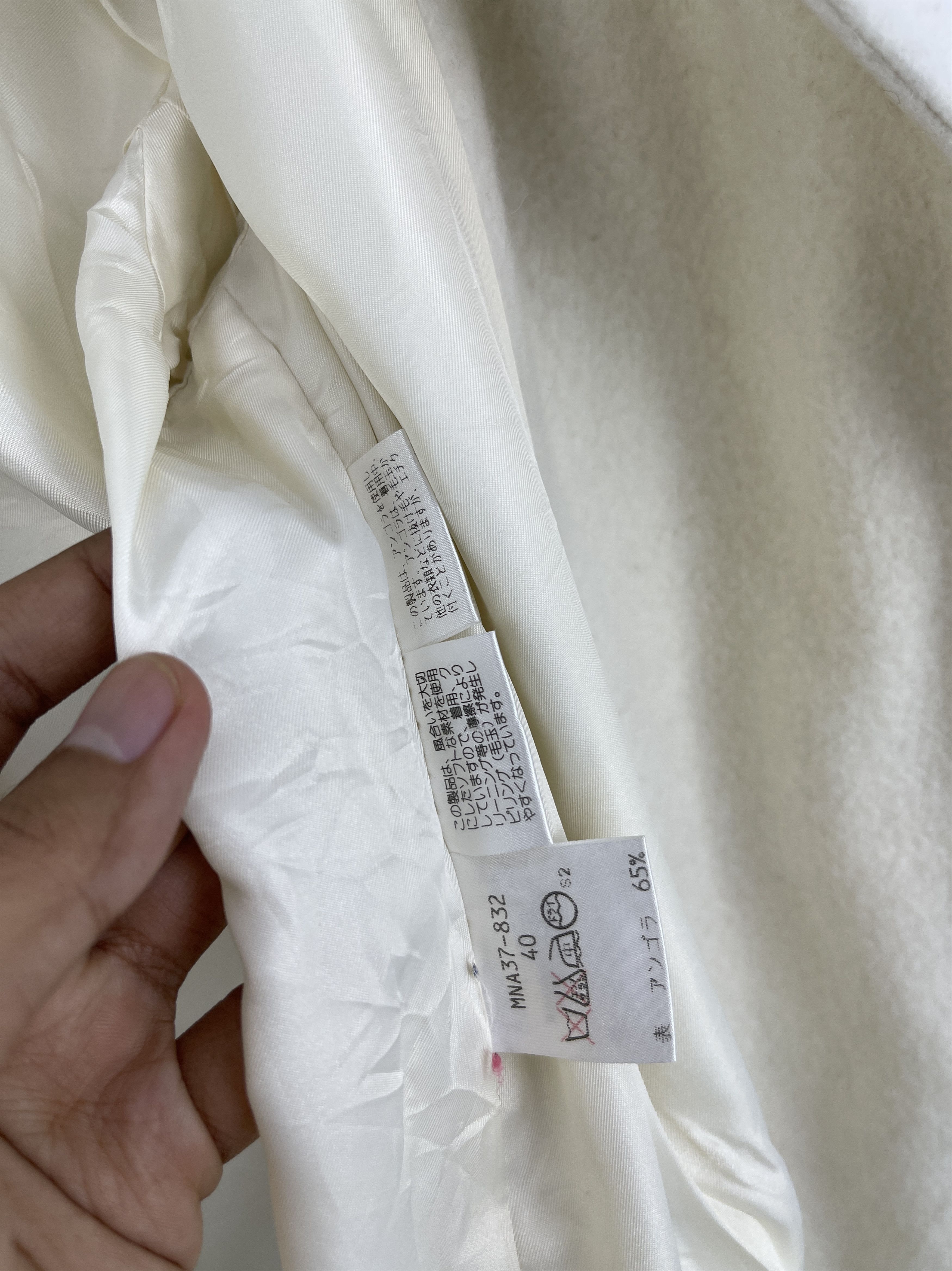 Japanese Brand Vtg Japanese Brand Wool And Alpaca Coat Hooded Jacket JA0077 Size US XXS / EU 40 - 6 Thumbnail
