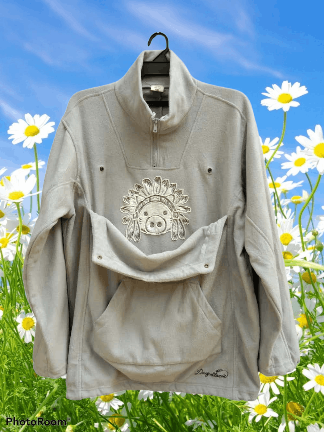 DRUGSTORES HALF-ZIP FLEECE SWEATER