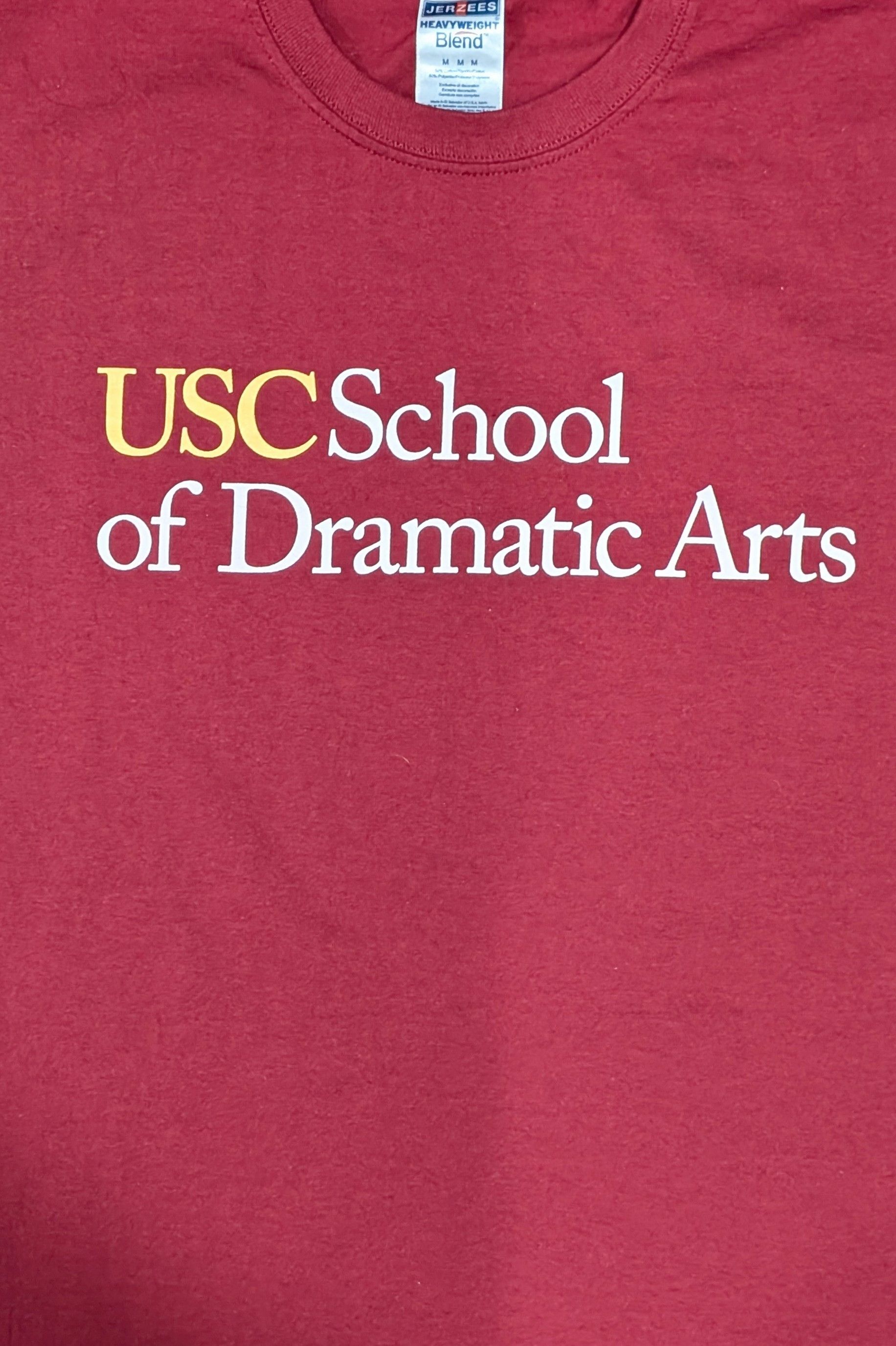 Jerzees Vintage USC School of Dramatic Arts t-shirt - SIZE M Size US M / EU 48-50 / 2 - 2 Thumbnail