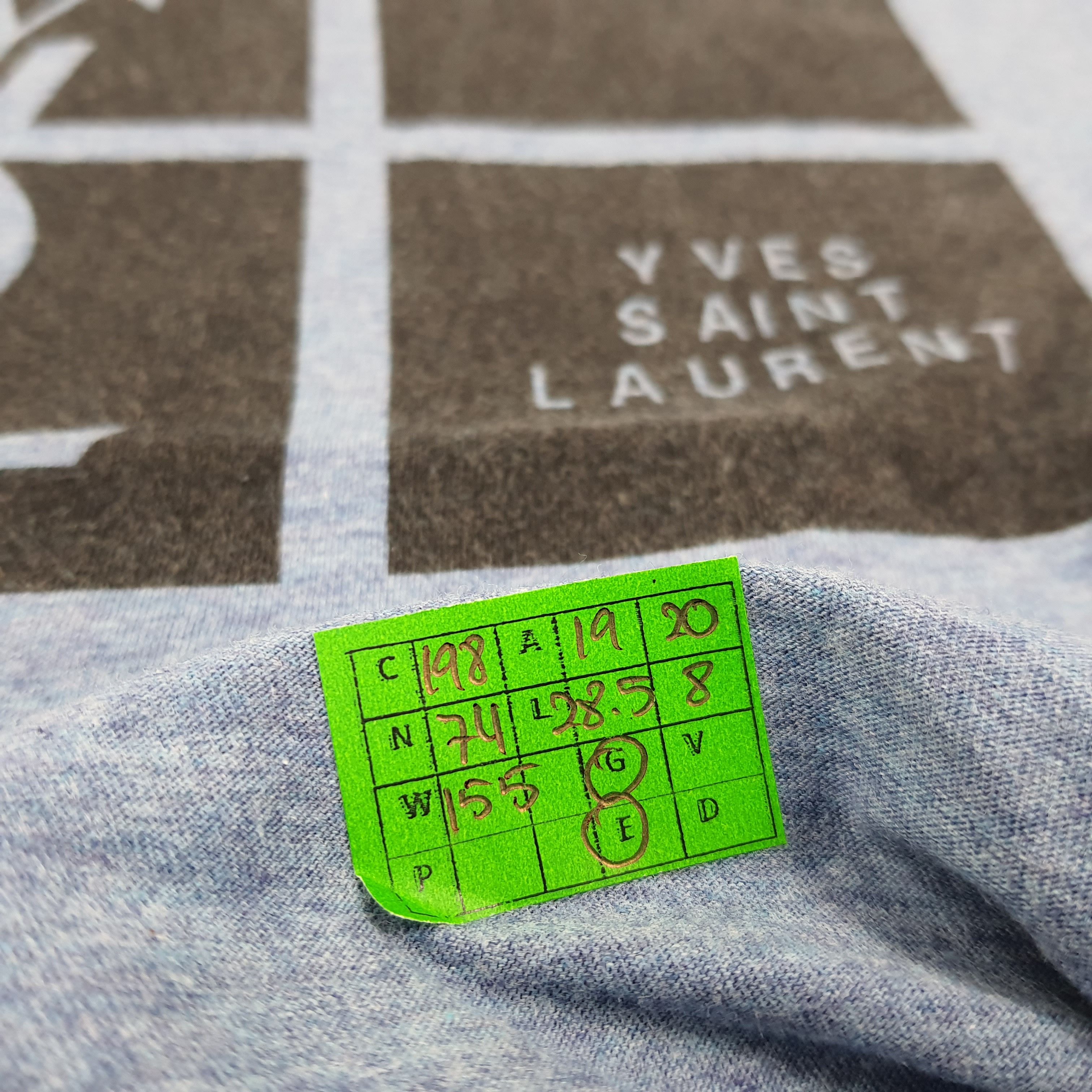 Vintage × Yves Saint Laurent Vintage YSL Yves Saint Laurent Designer Tshirt Size US M / EU 48-50 / 2 - 7 Thumbnail
